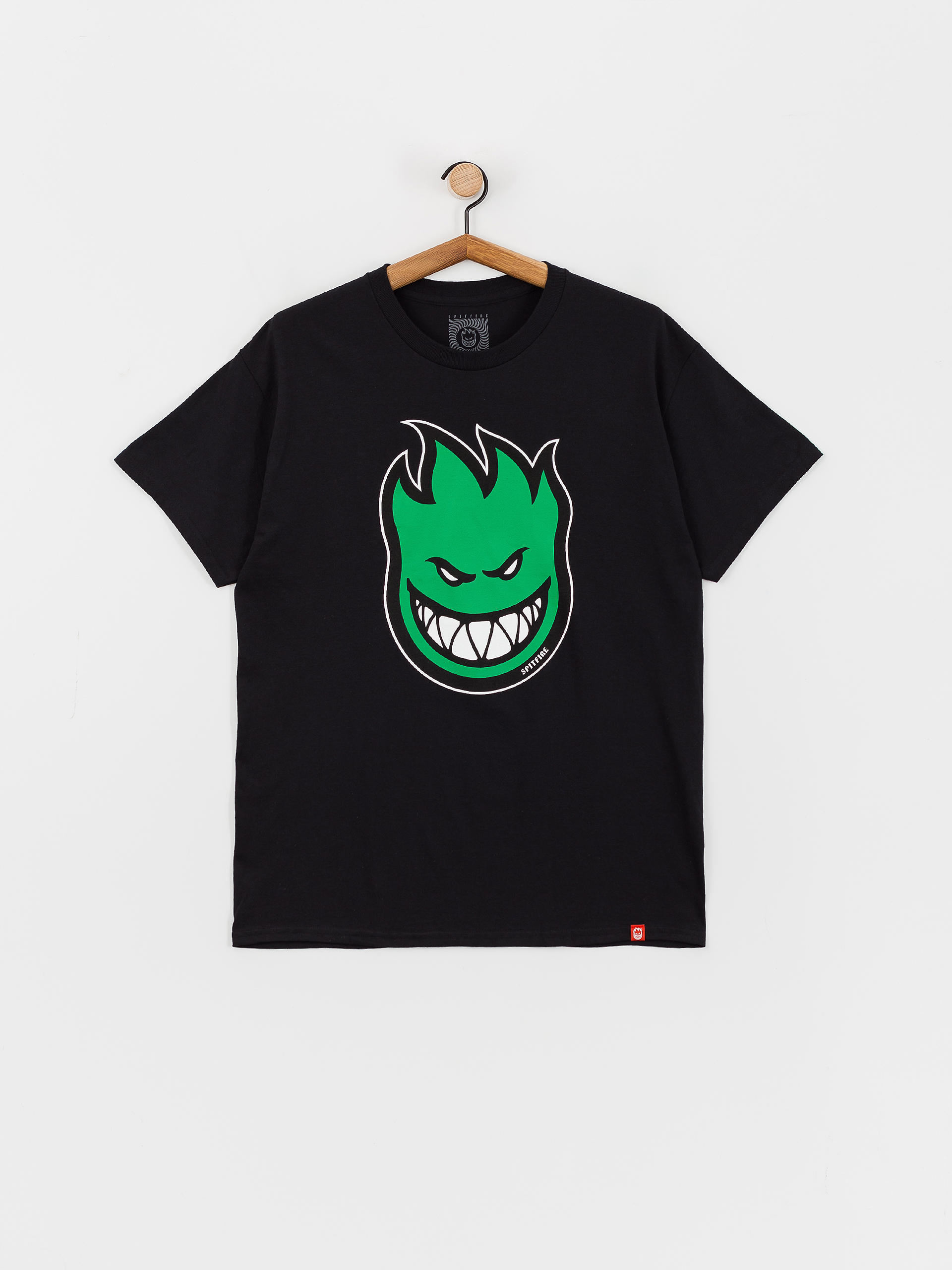 Spitfire T-Shirt Big Head Fill (black/green/black/white)