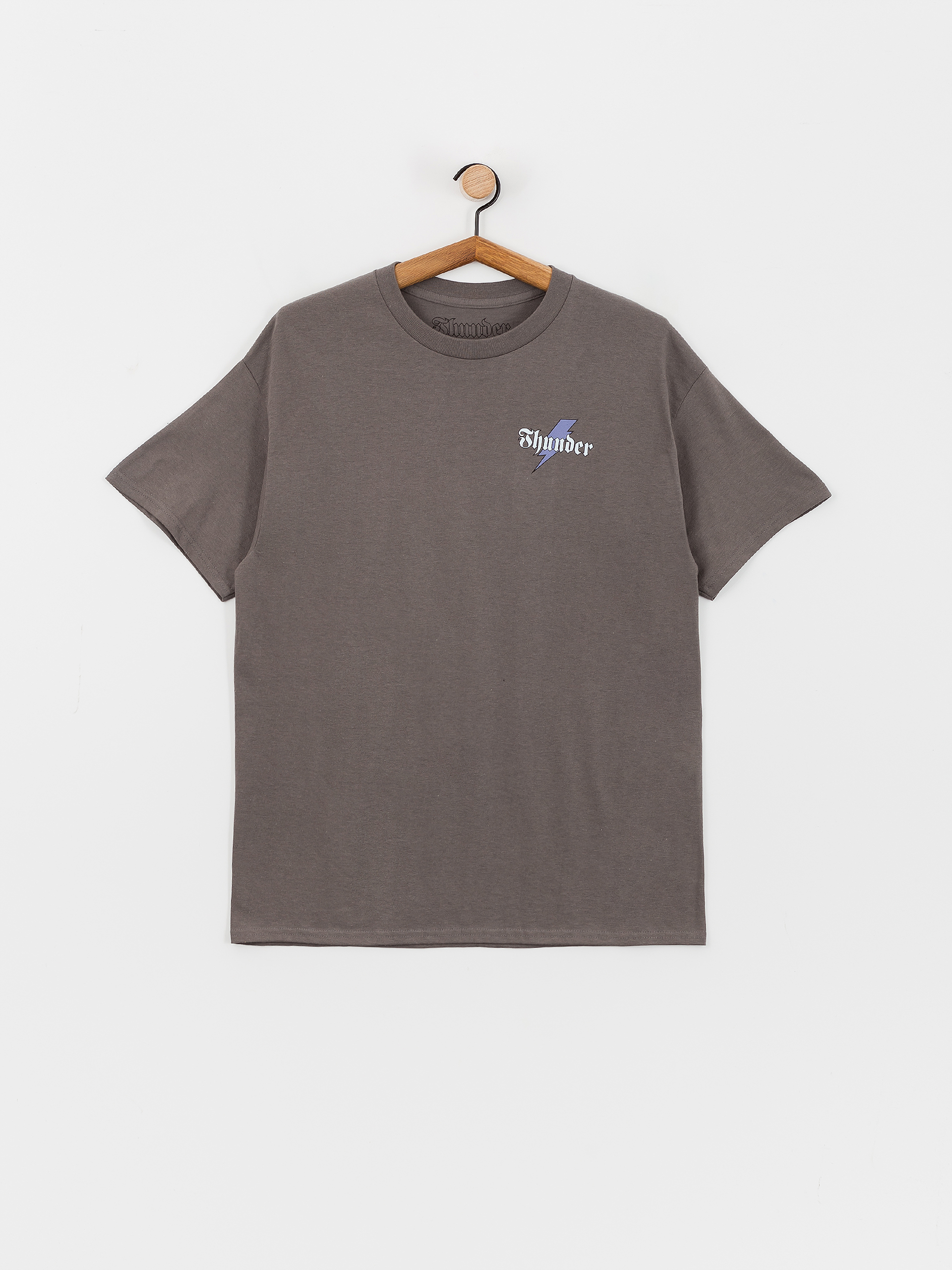 Thunder T-Shirt Bolt Script (charcoal)