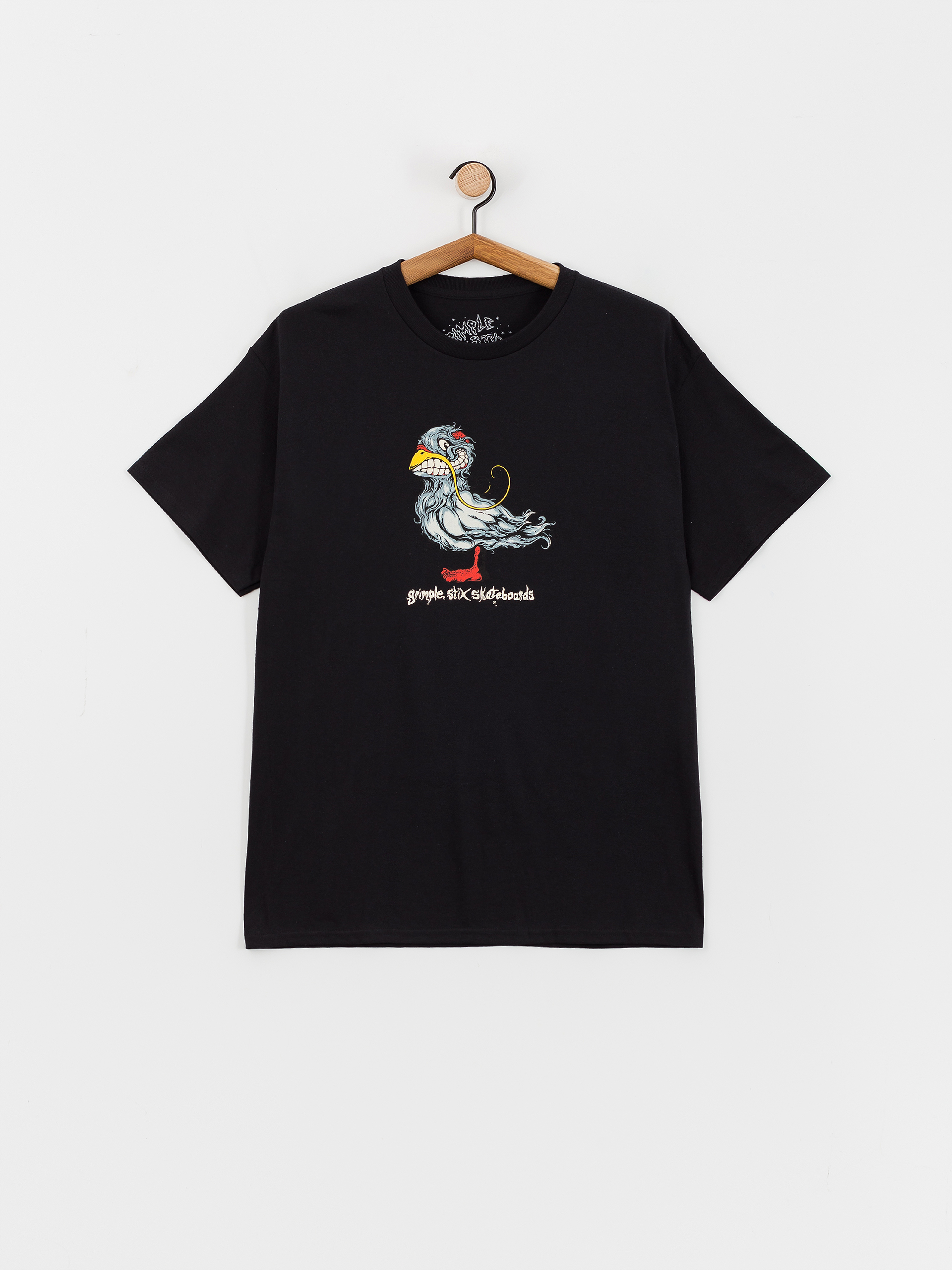 Antihero T-Shirt Grimple Stix Pigeon (black/multi)