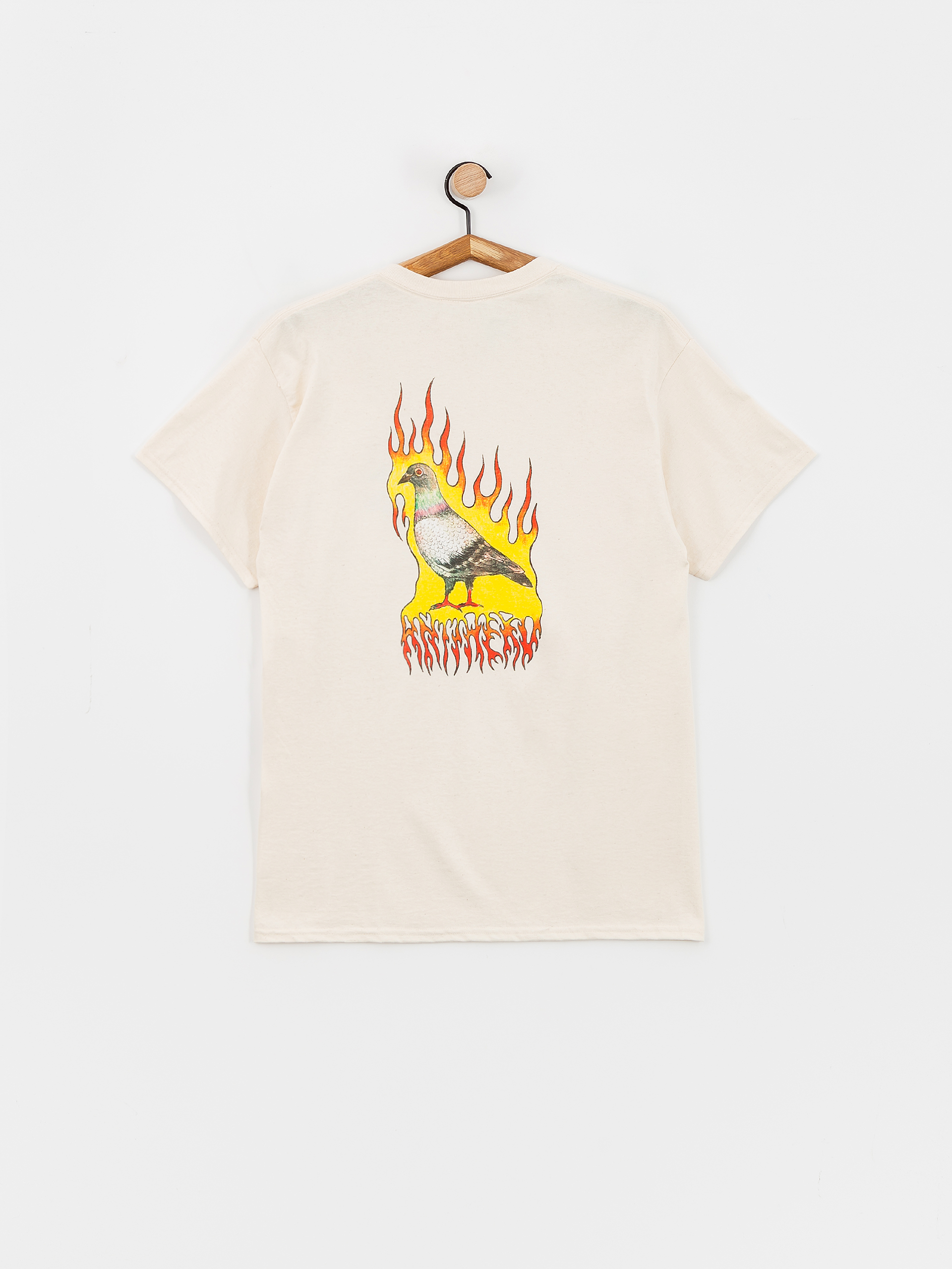 Antihero T-Shirt Flame Pigeon Pr Pt - beige (natural/mlt)