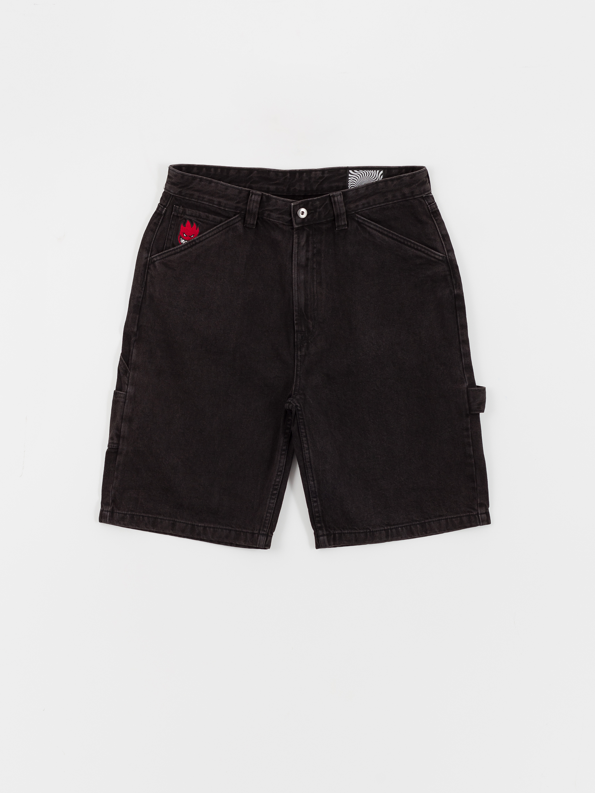 Spitfire Shorts Big Head Denim (black)