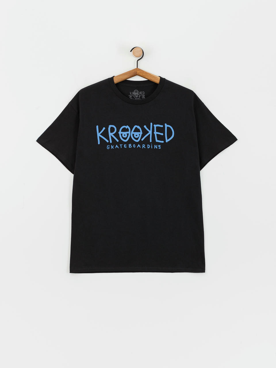 Krooked T-Shirt Krkd Eyes (black/blue)