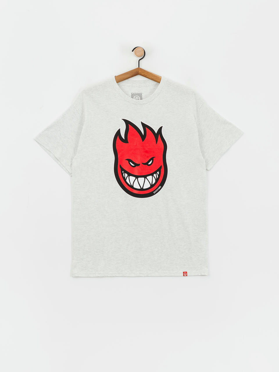 Spitfire T-Shirt Big Head Fill (ash heather/red/black/white)