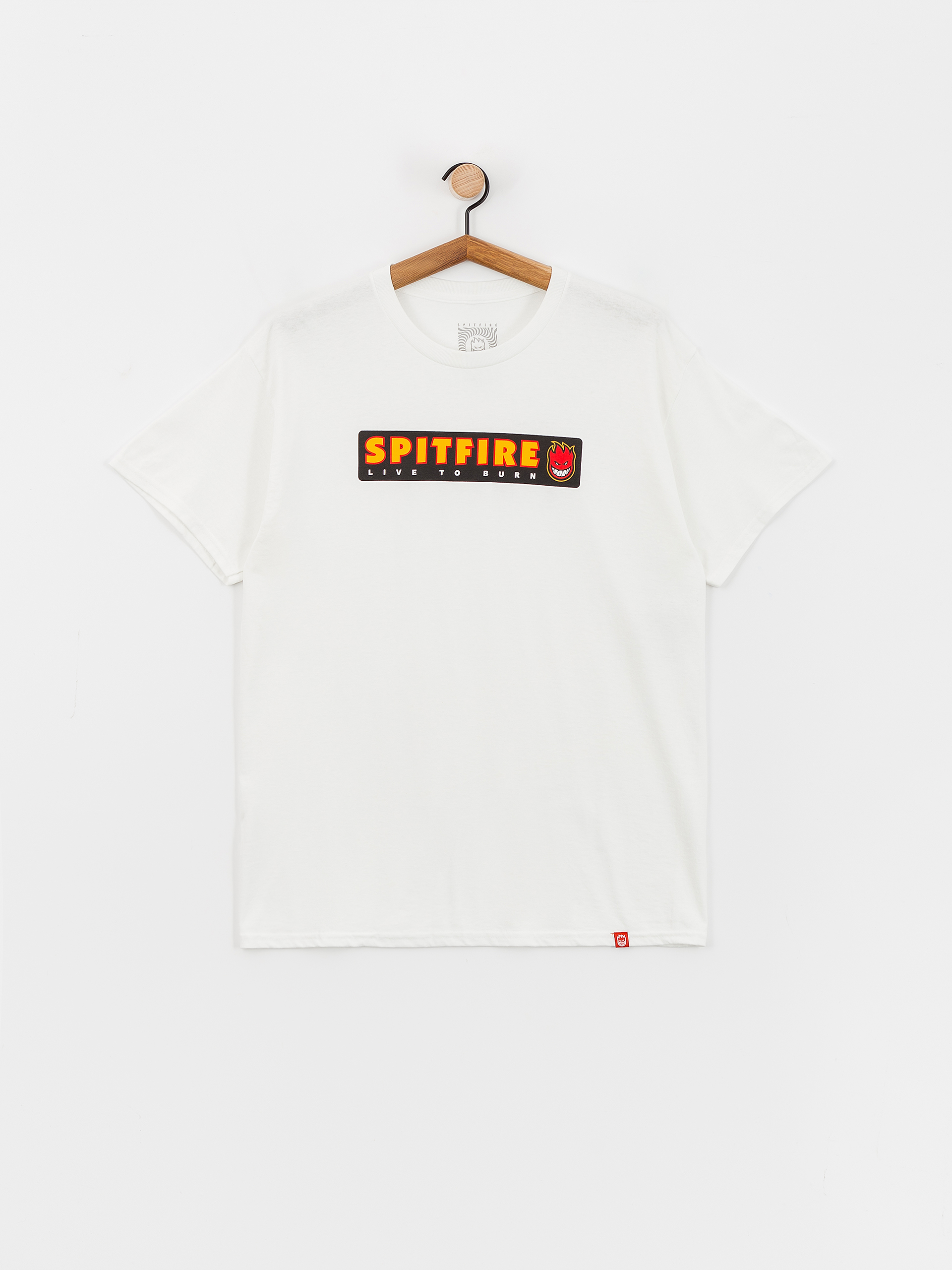 Spitfire T-Shirt Live To Burn (white/multi)