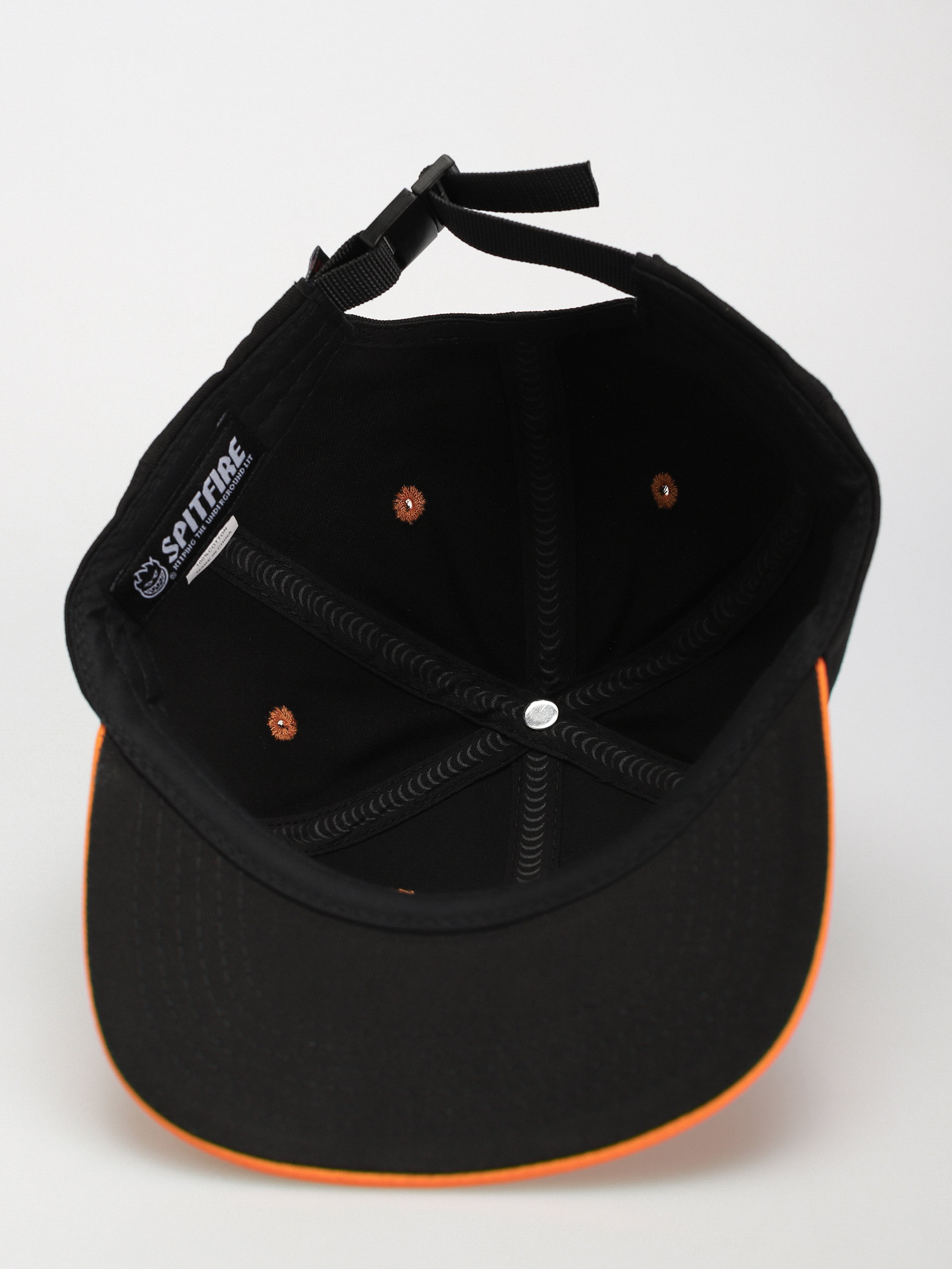 Spitfire Lil Big Head Snap Cap (black/orange)
