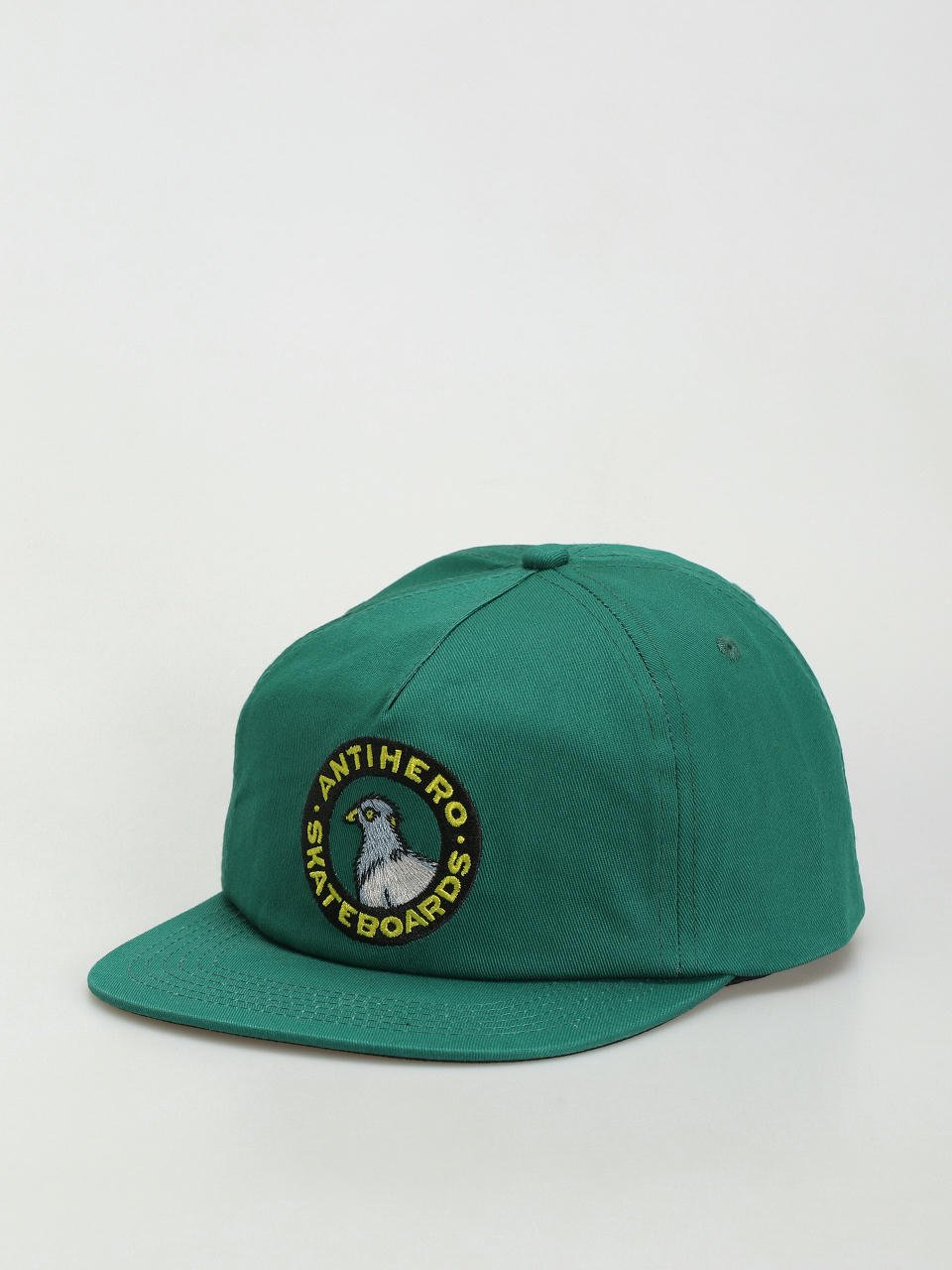 Antihero Basic Pigeon Round Snap Cap (dark green)