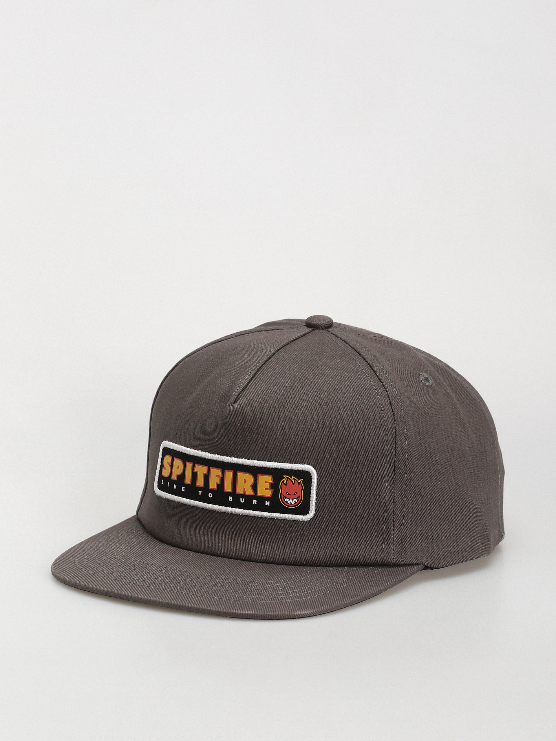 Spitfire Live To Burn Snap Cap (charcoal)