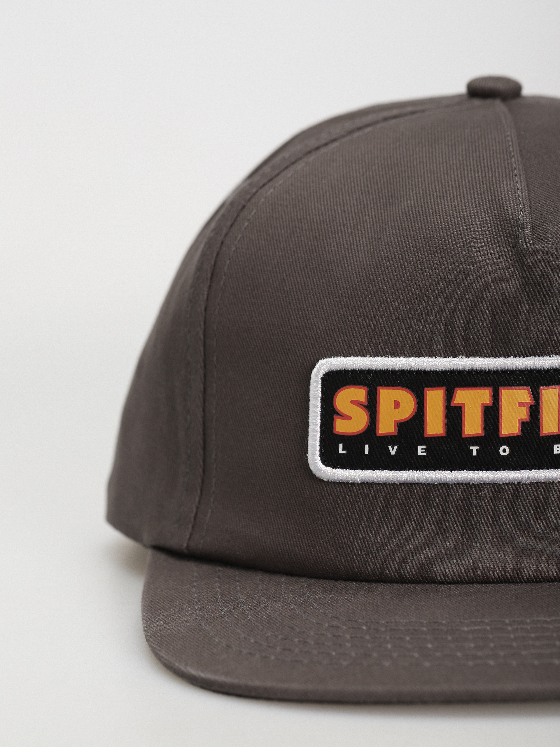 Spitfire Live To Burn Snap Cap (charcoal)