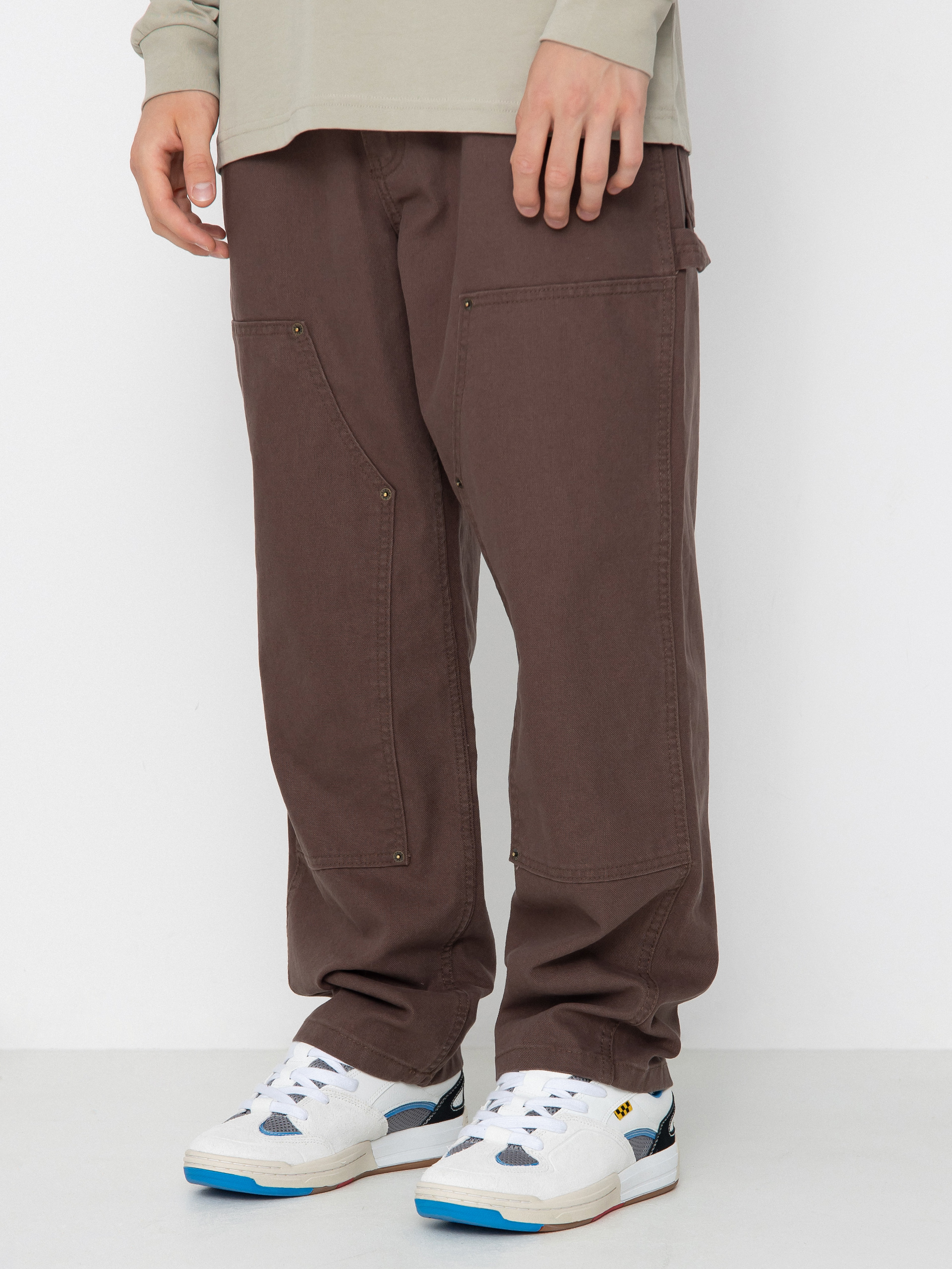 Vans Skate Drill Chore Ave Loose Carpenter Pants - brown