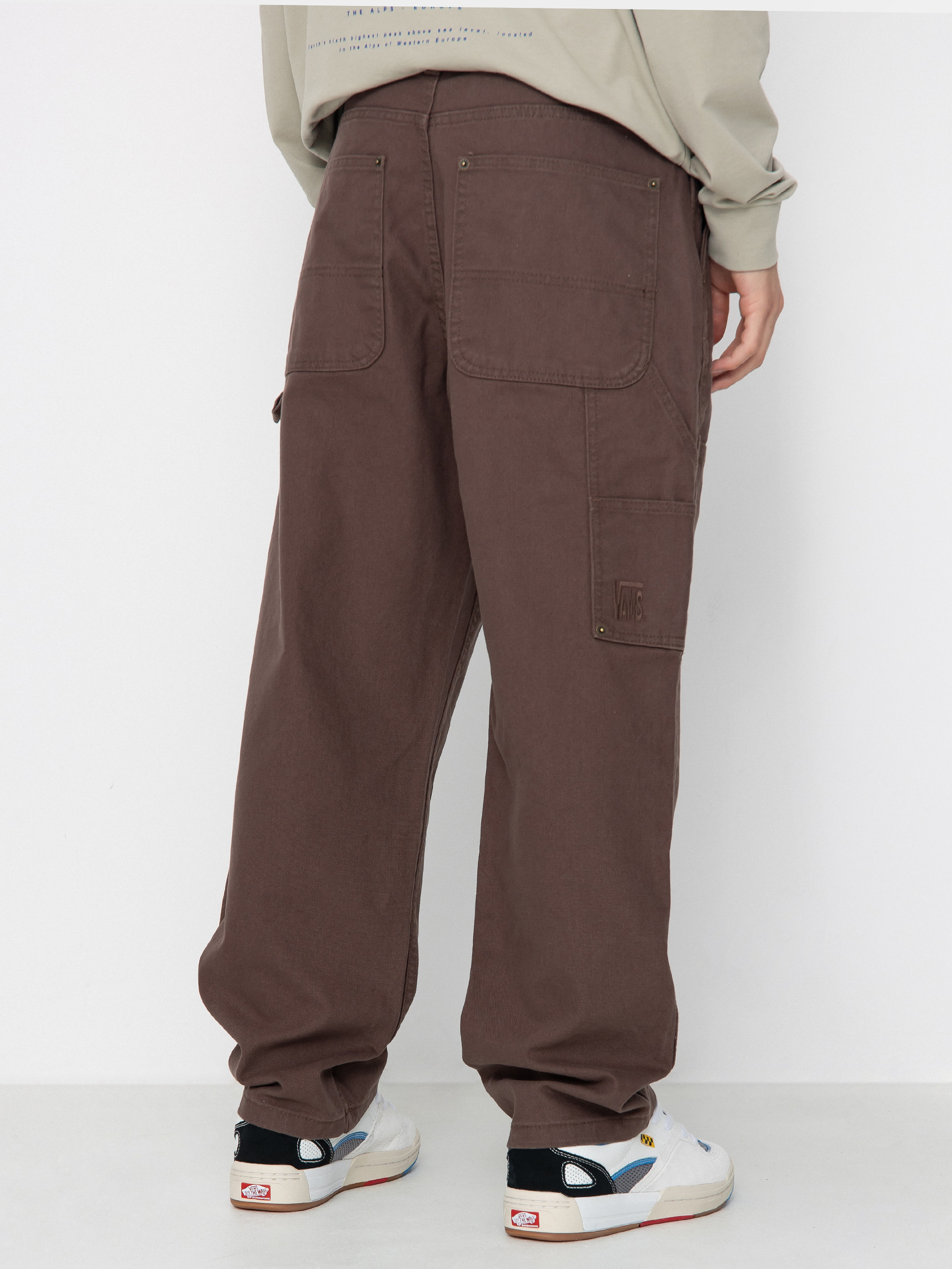 Vans Skate Drill Chore Ave Loose Carpenter Pants (chocolate brown)