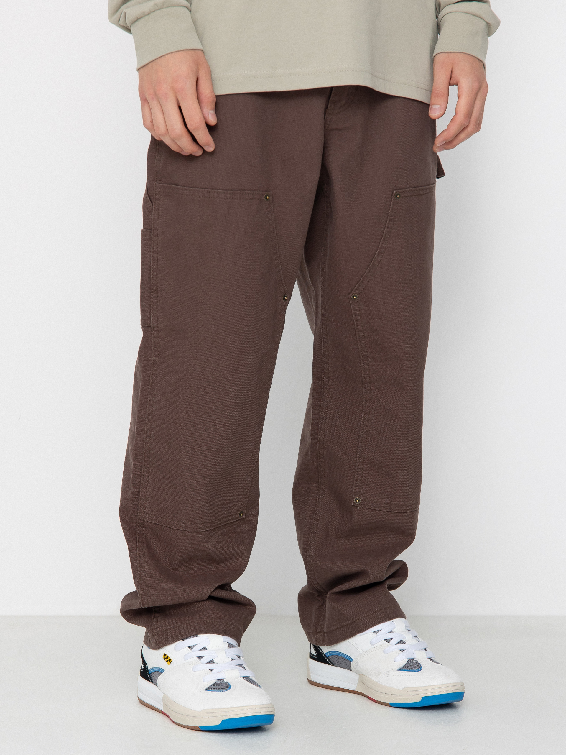 Vans Skate Drill Chore Ave Loose Carpenter Pants (chocolate brown)