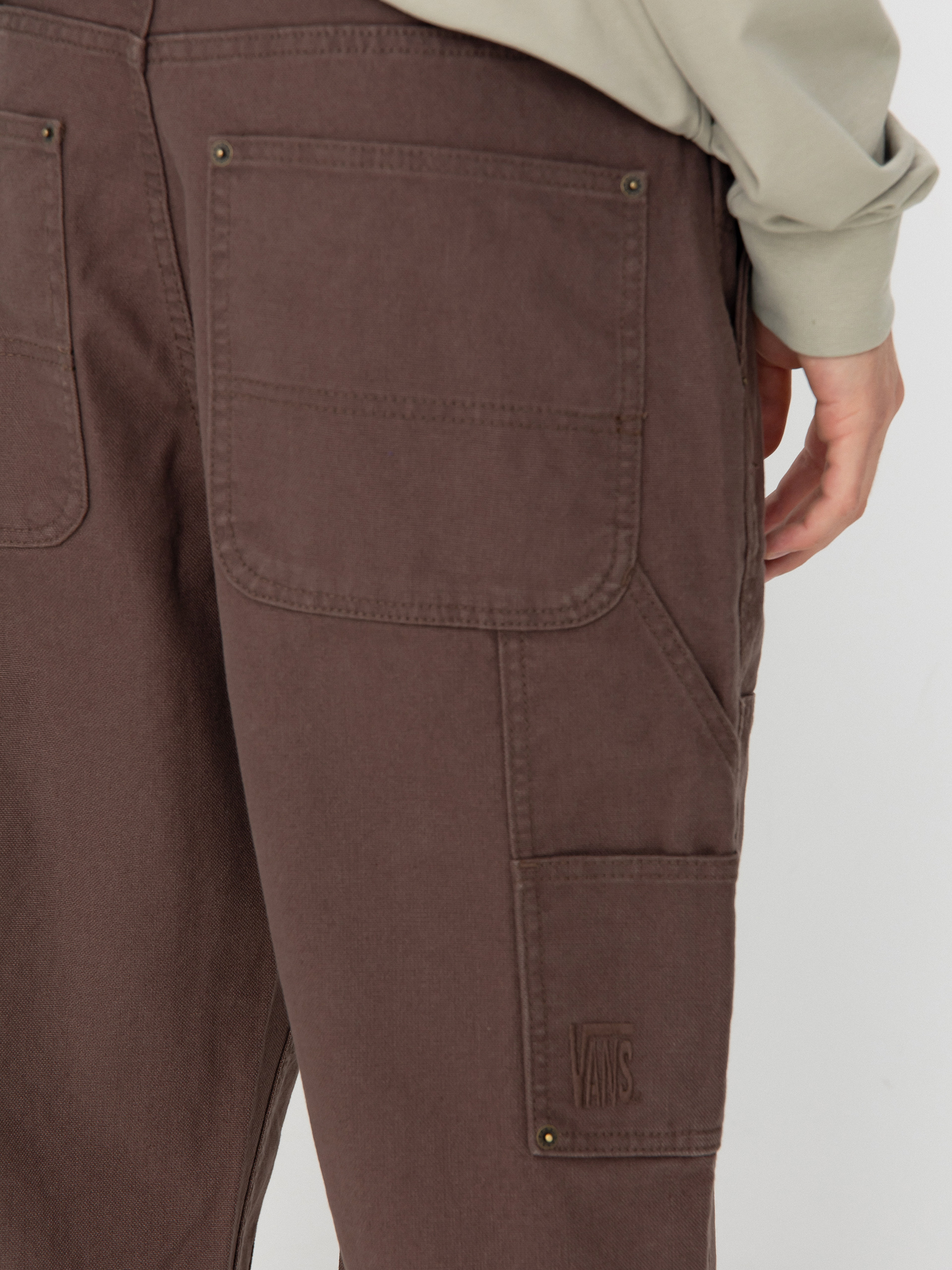 Vans Skate Drill Chore Ave Loose Carpenter Pants (chocolate brown)