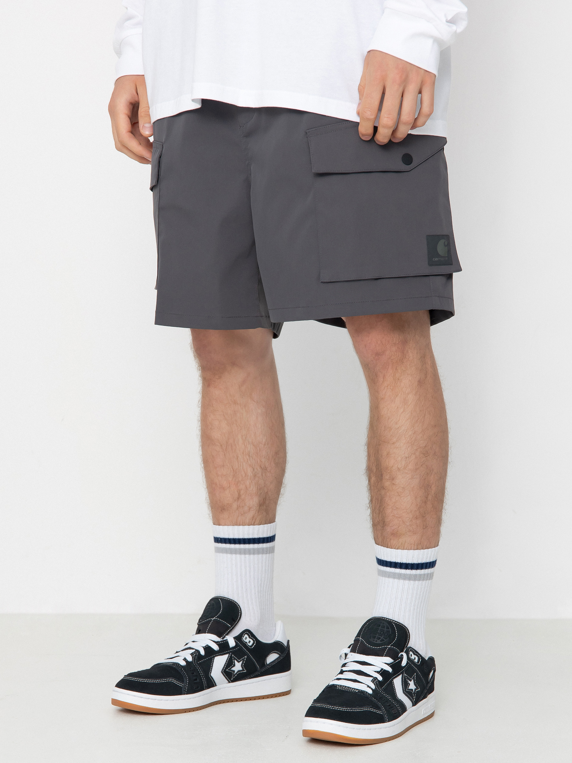 Carhartt wip balto shorts カーゴショートパンツ Carhartt WIP Balto Shorts - grey (graphite)