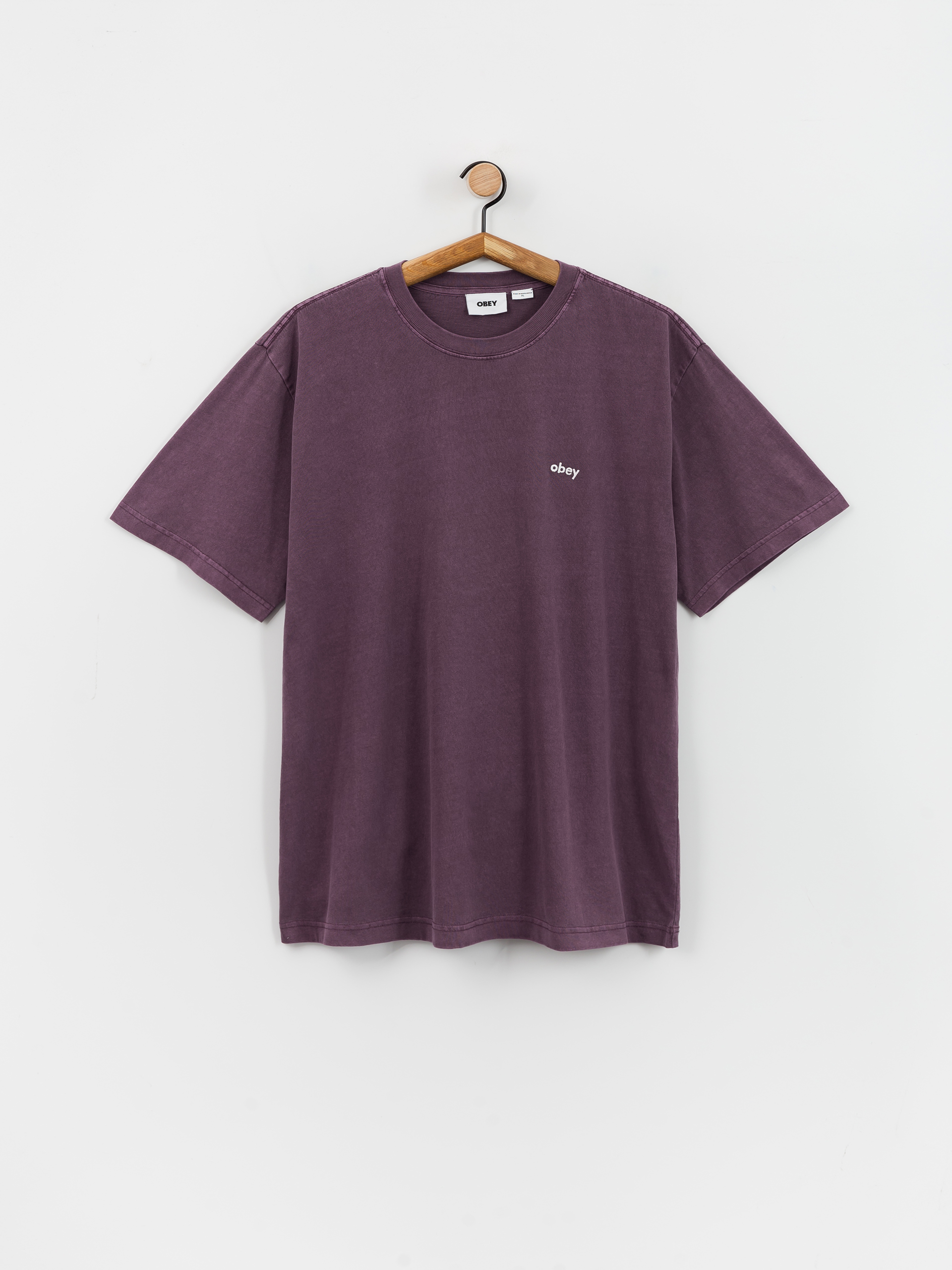 OBEY Lowercase Pigment T-Shirt (pigment plum perfect)