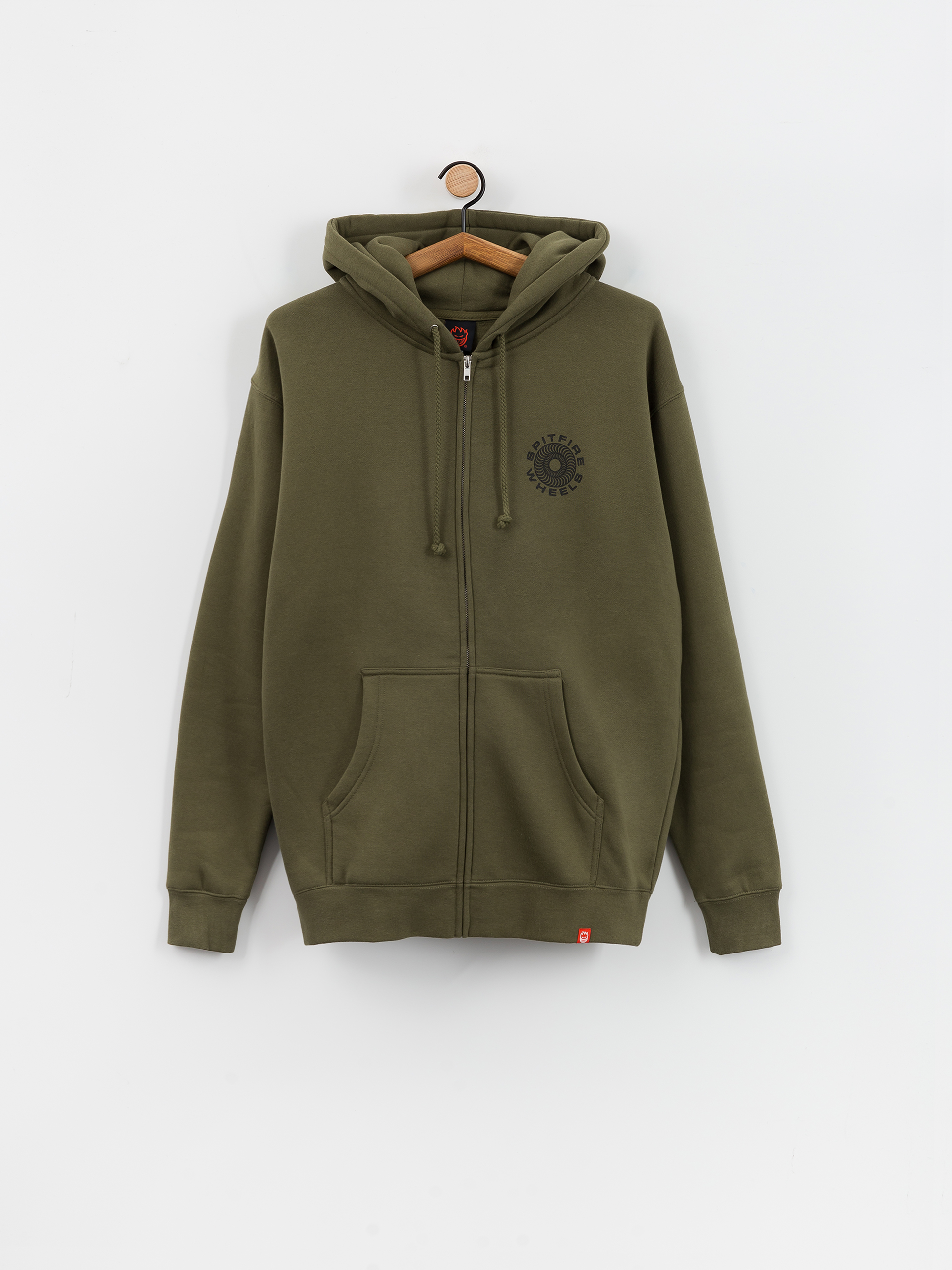 Spitfire Classic 87 Swirl ZHD Hoodie - green (army/black)