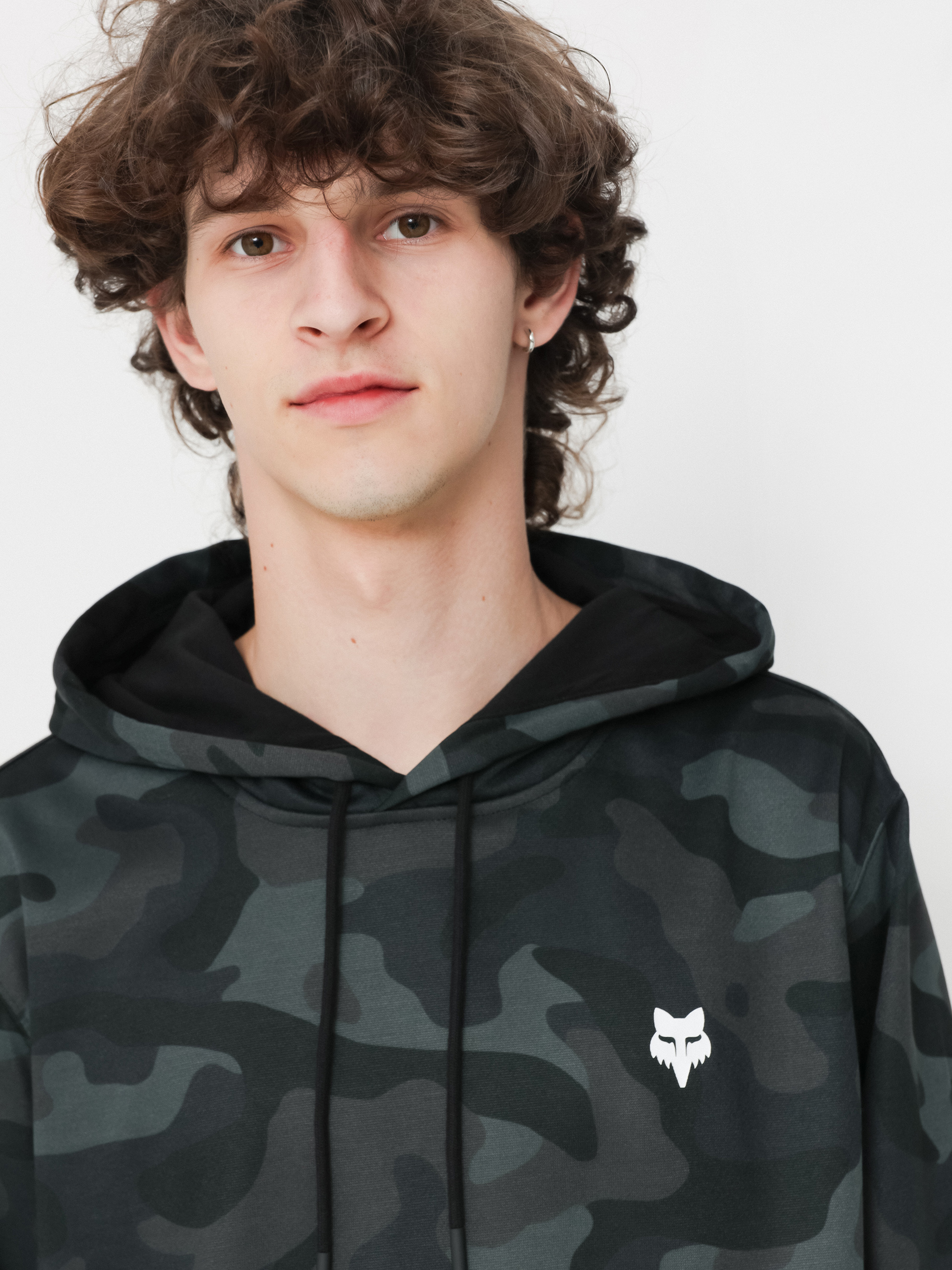 Fox Hoodie Head Camo HD (black camo)