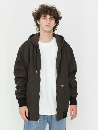 Dickies Hooded Duck Canvas Jacket (dark brown)