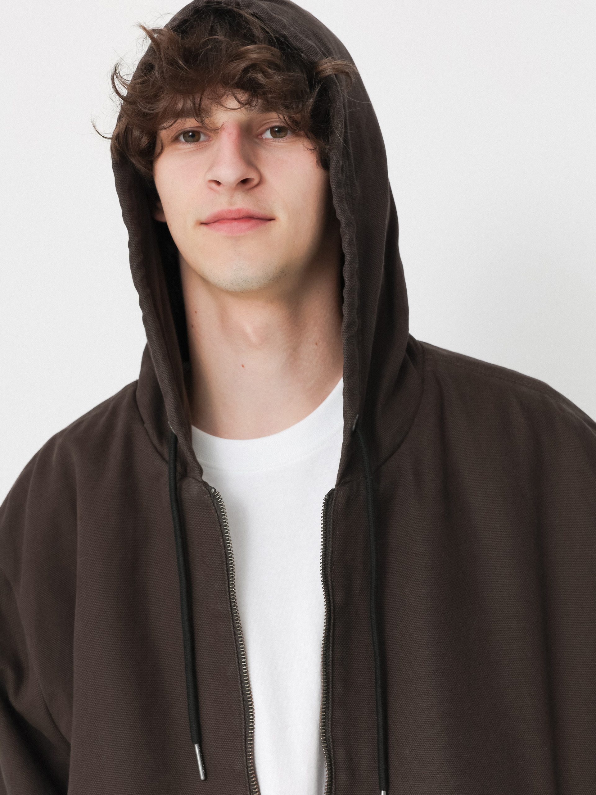 Dickies Hooded Duck Canvas Jacket (dark brown)