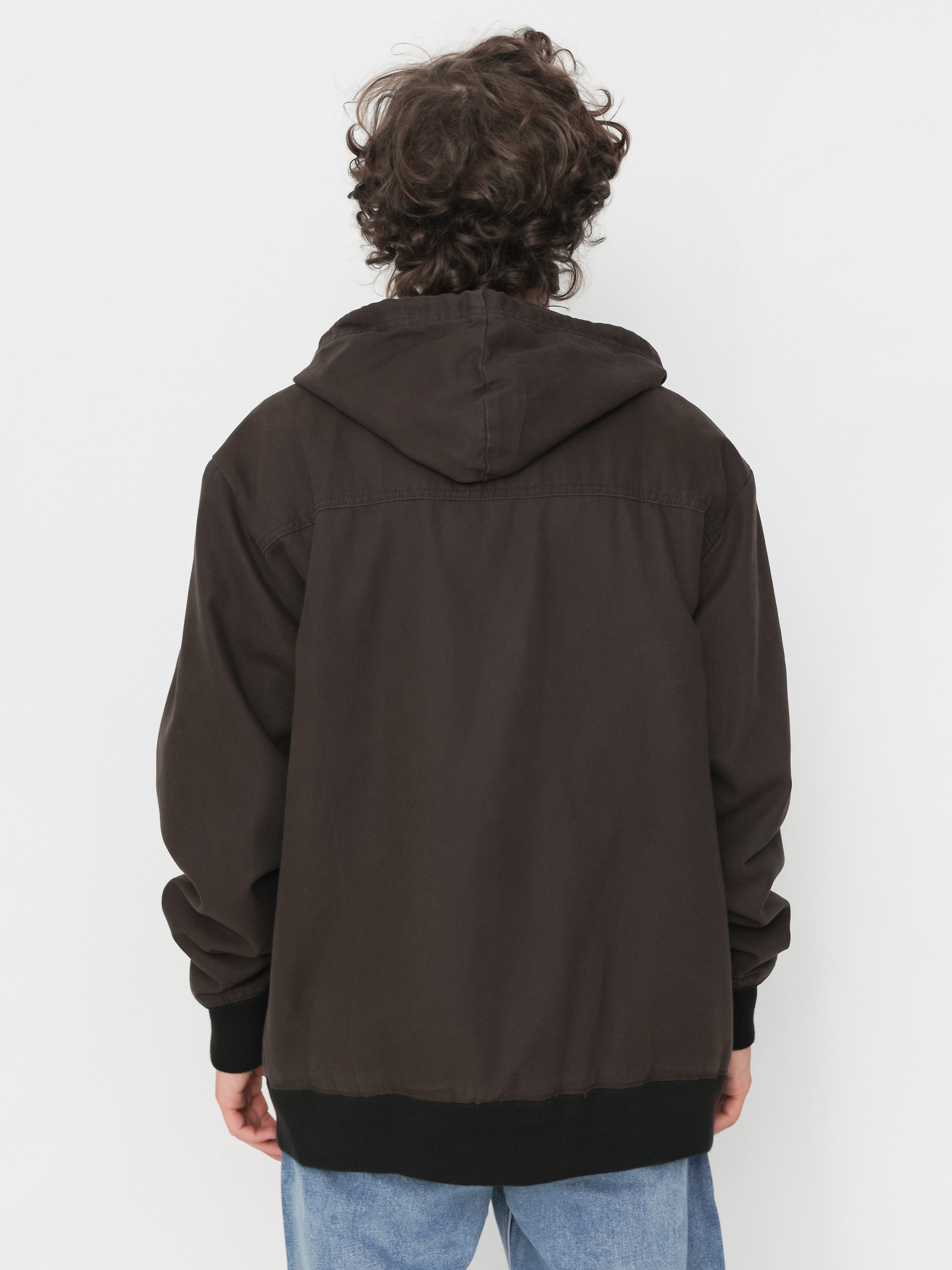 Dickies Hooded Duck Canvas Jacket (dark brown)