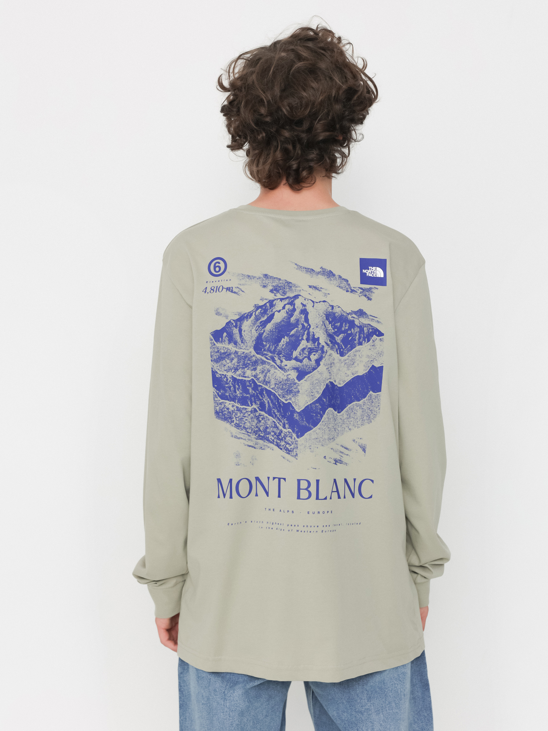 The North Face Topographic Longsleeve (clay grey)