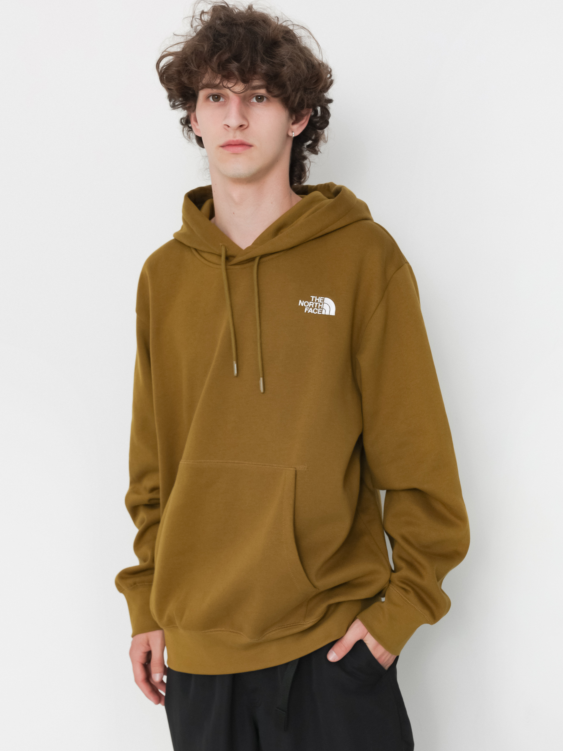 The North Face Essential Relaxed HD Hoodie green (moss green)