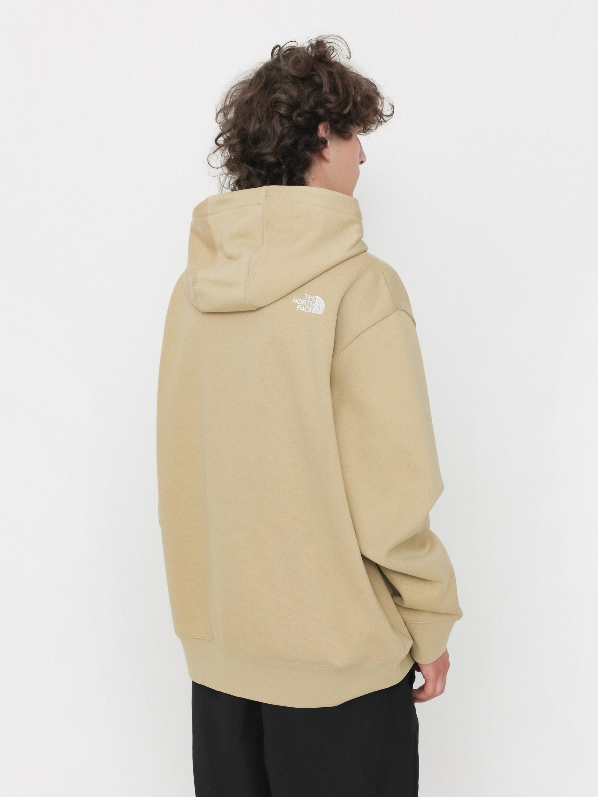 The North Face Essential Relaxed HD Hoodie brown (khaki stone)