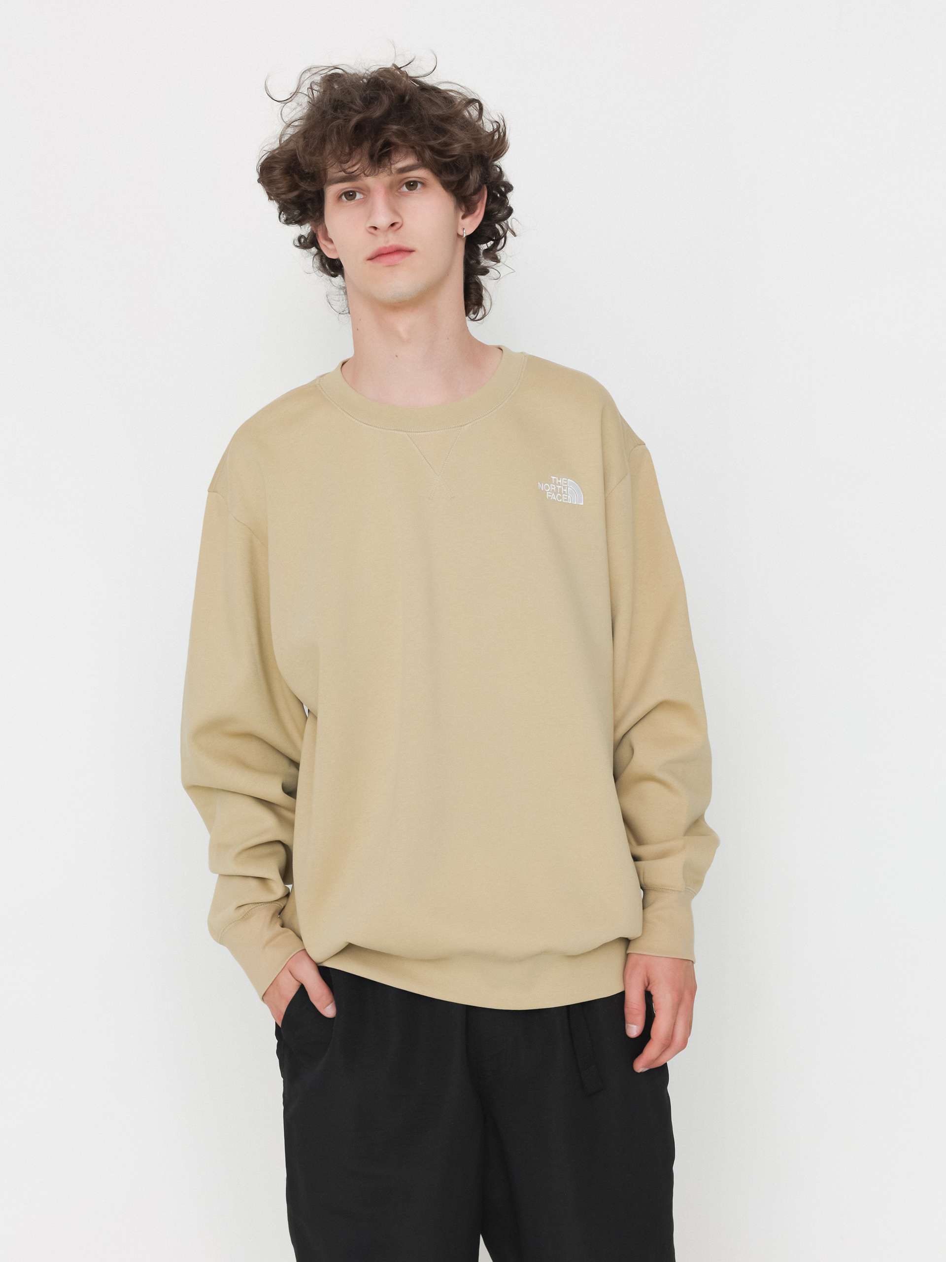 The North Face Essential Relaxed Sweatshirt (khaki stone)