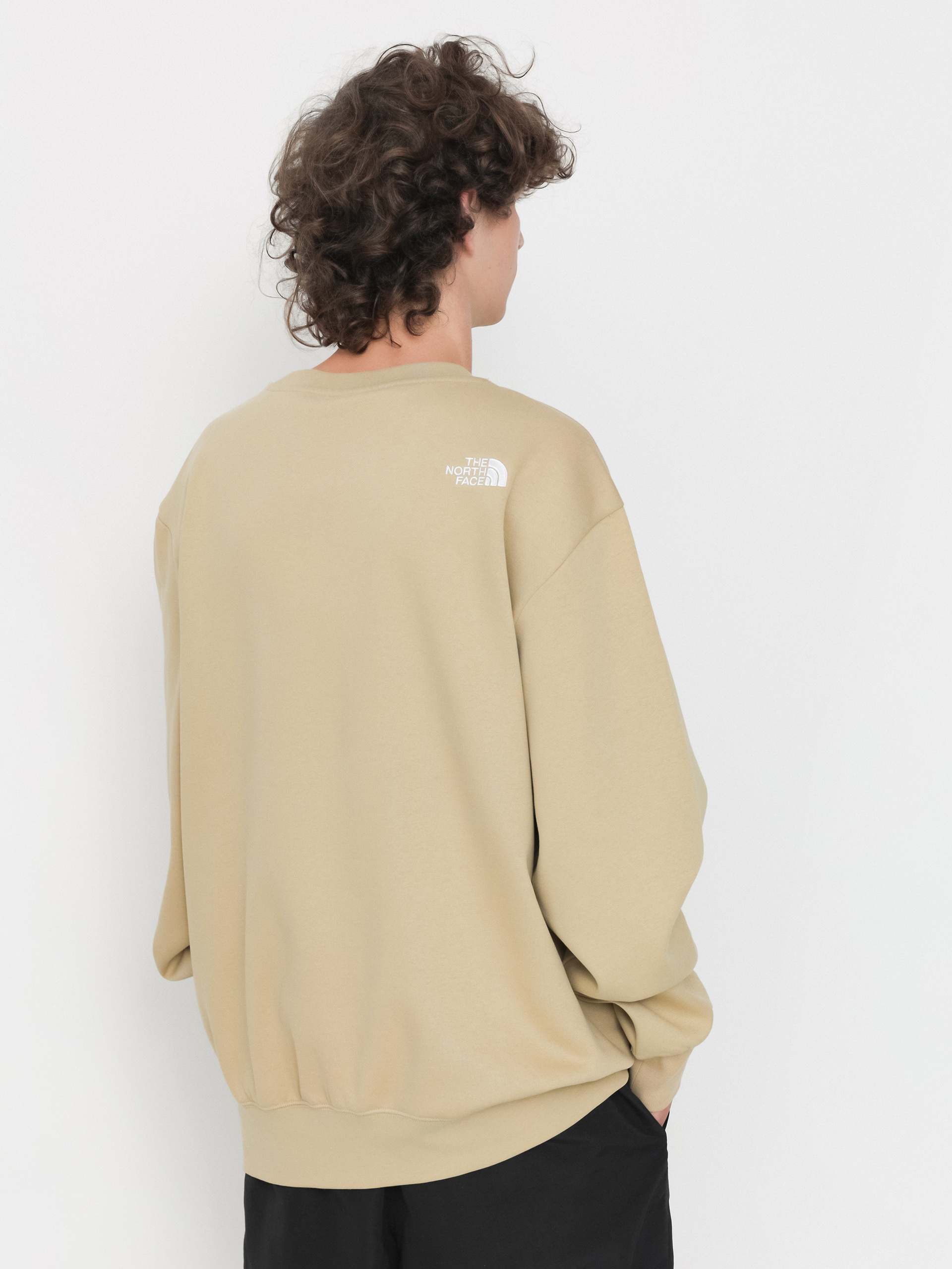 ★★THE NORTH FACE★★ White Label Essential Sweatshirt BEIG The North Face Essential oversized sweatshirt in beige | ASOS
