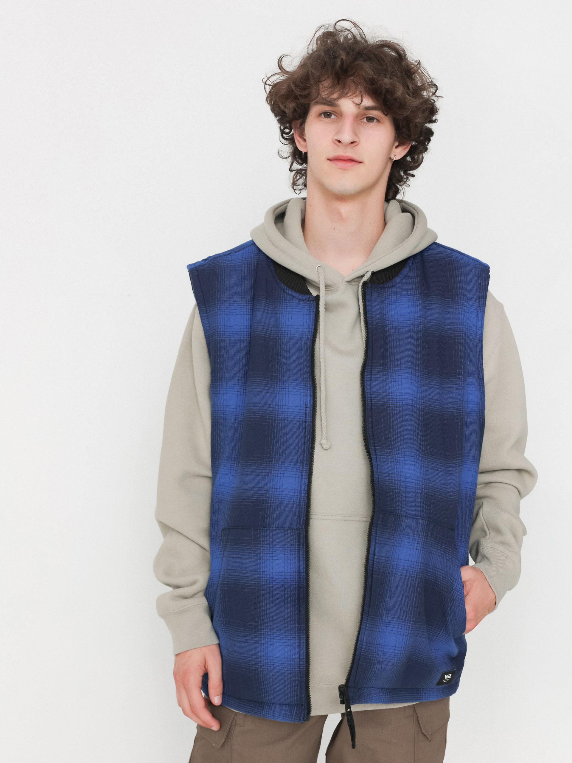 Vans Talbot Reversible Weste (black/true blue)