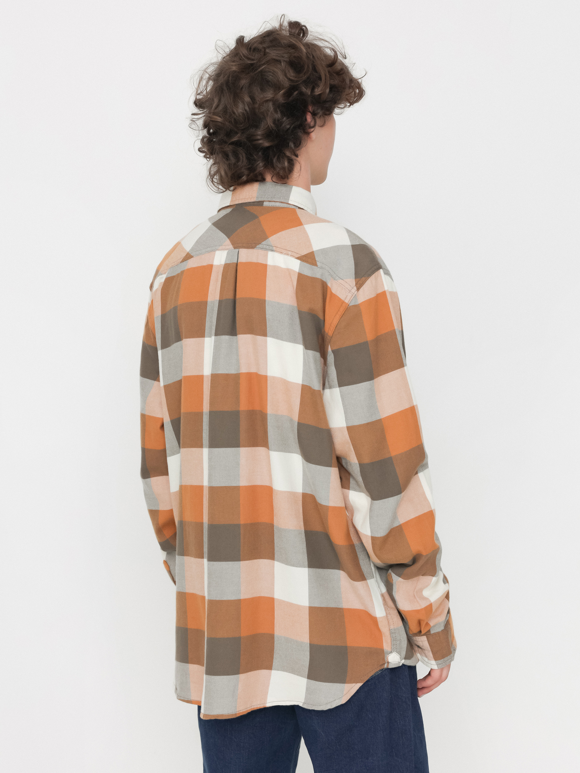 Vans Box Flannel Classic Shirt (bungee cord/brown sugar)