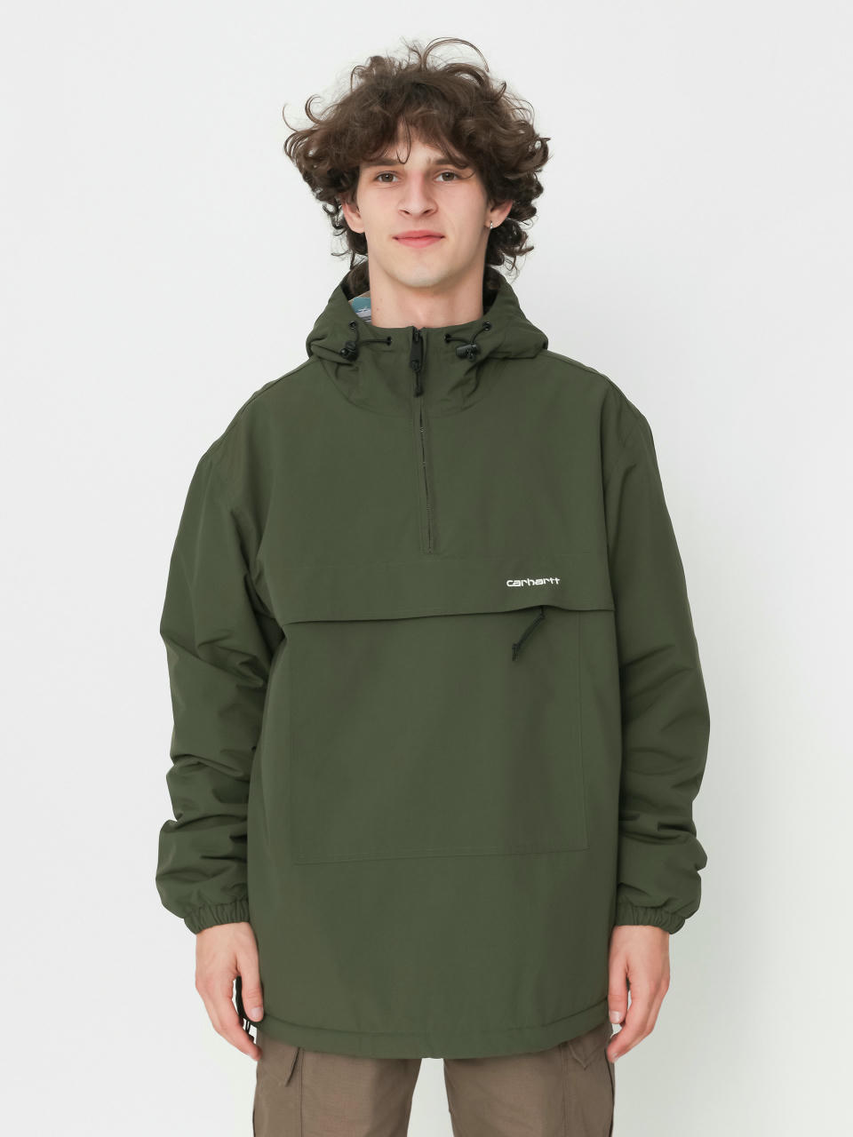 Carhartt WIP Jacke Windbreaker Pullover (office green/white)