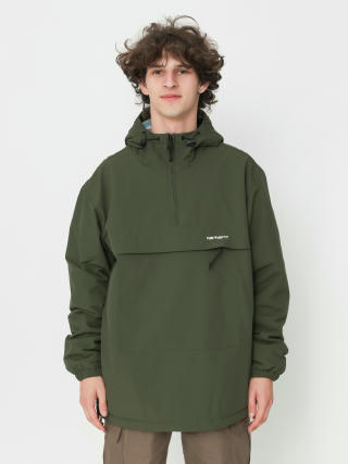 Carhartt WIP Jacket Windbreaker Pullover (office green/white)