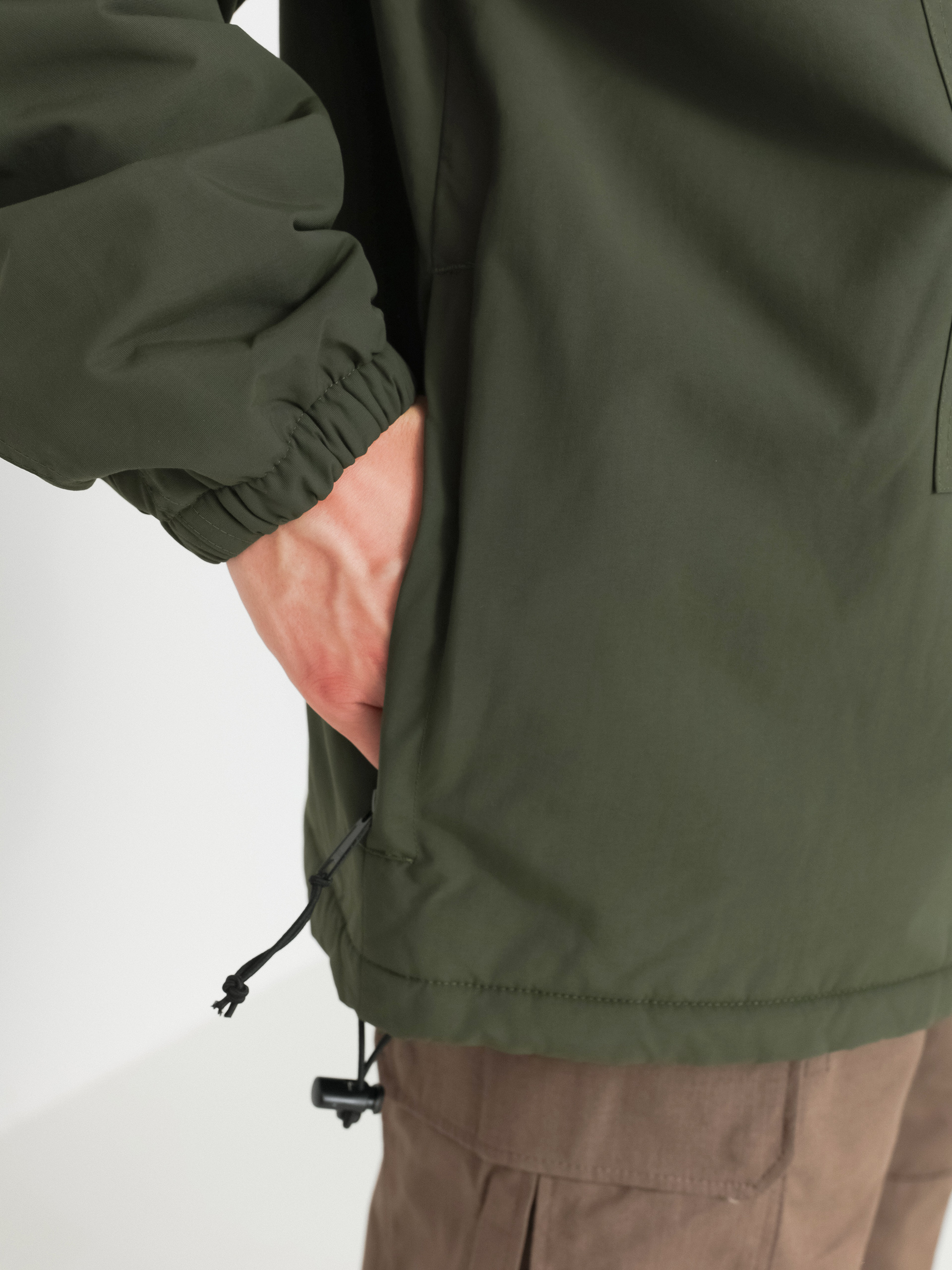 Carhartt WIP Jacket Windbreaker Pullover (office green/white)