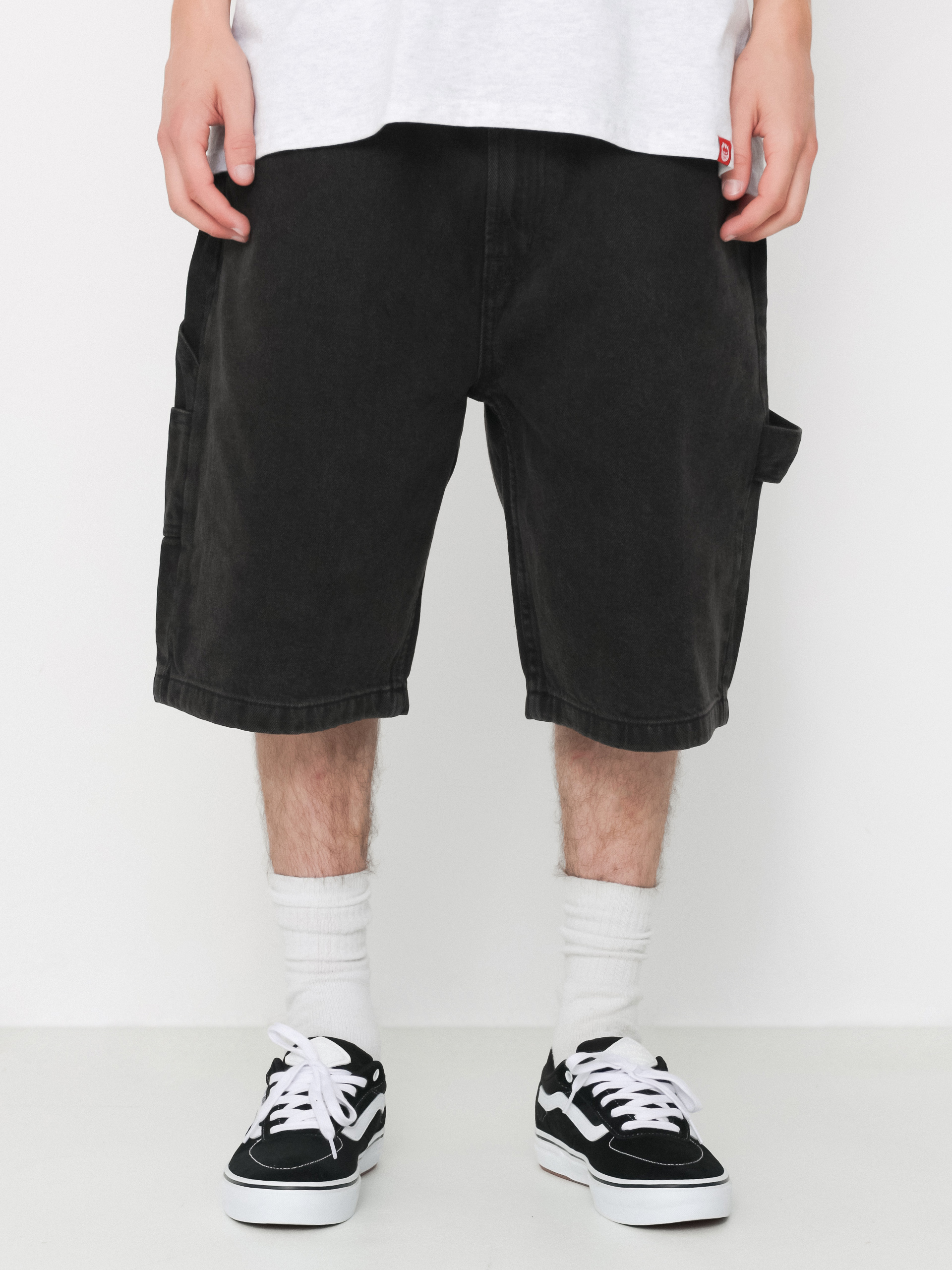 Spitfire Shorts Big Head Denim (black)