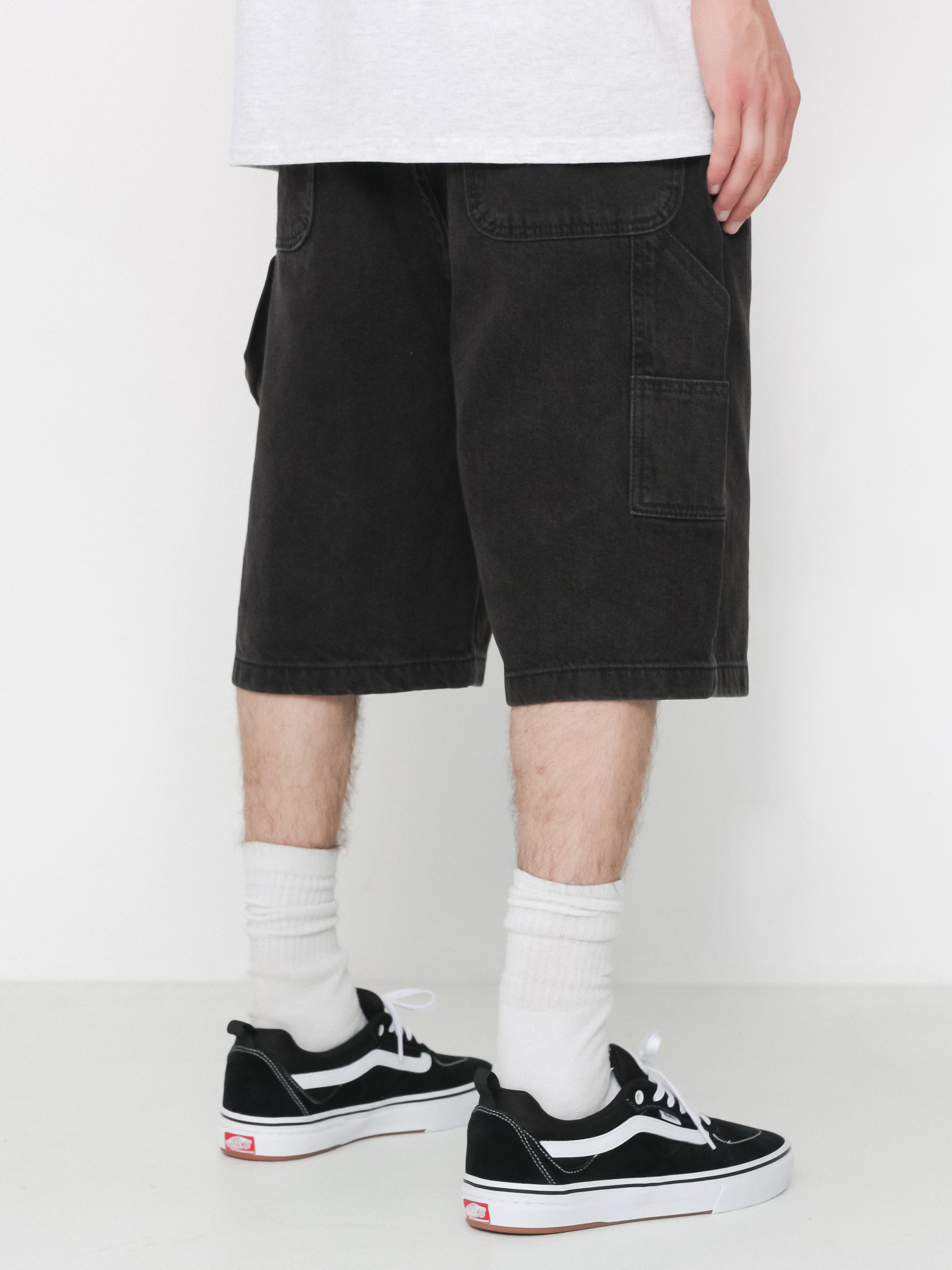 Spitfire Shorts Big Head Denim (black)