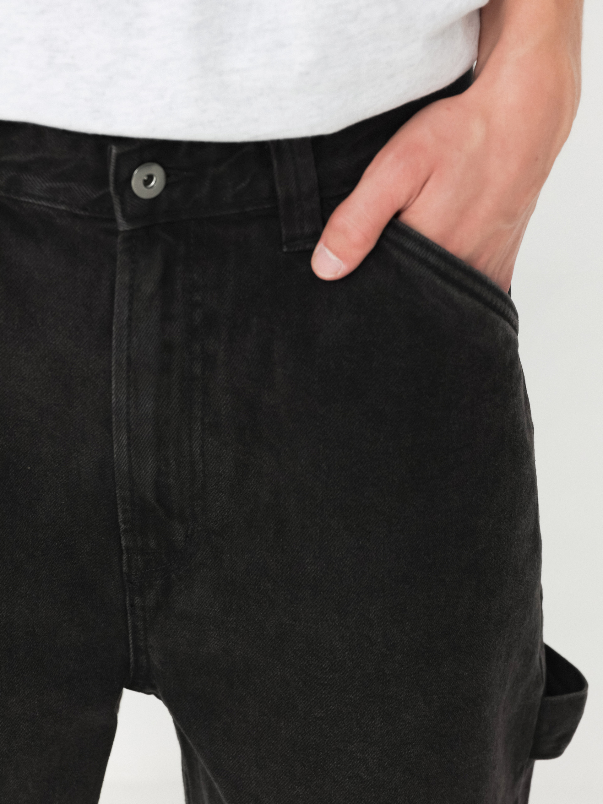 Spitfire Shorts Big Head Denim (black)