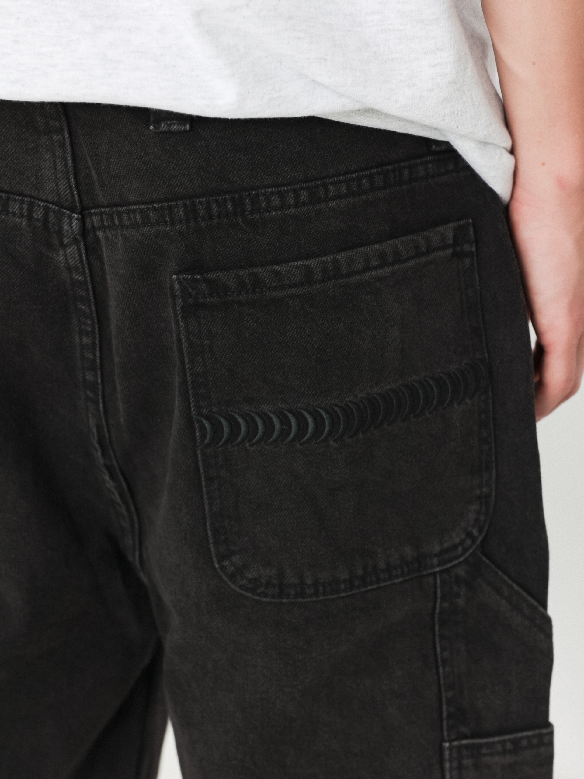 Spitfire Shorts Big Head Denim (black)