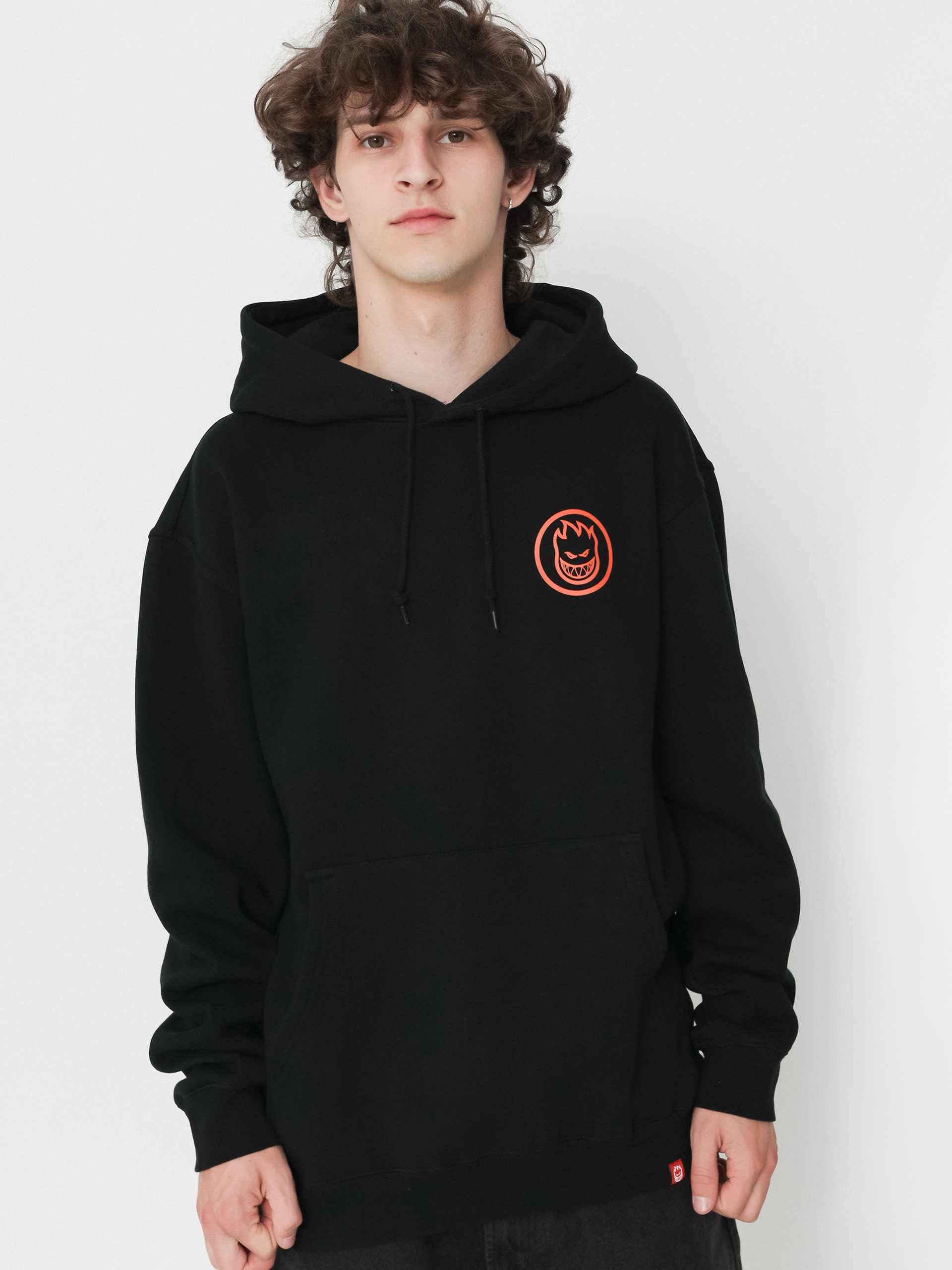 Spitfire Hoodie Classic Swirl HD (black/orange)