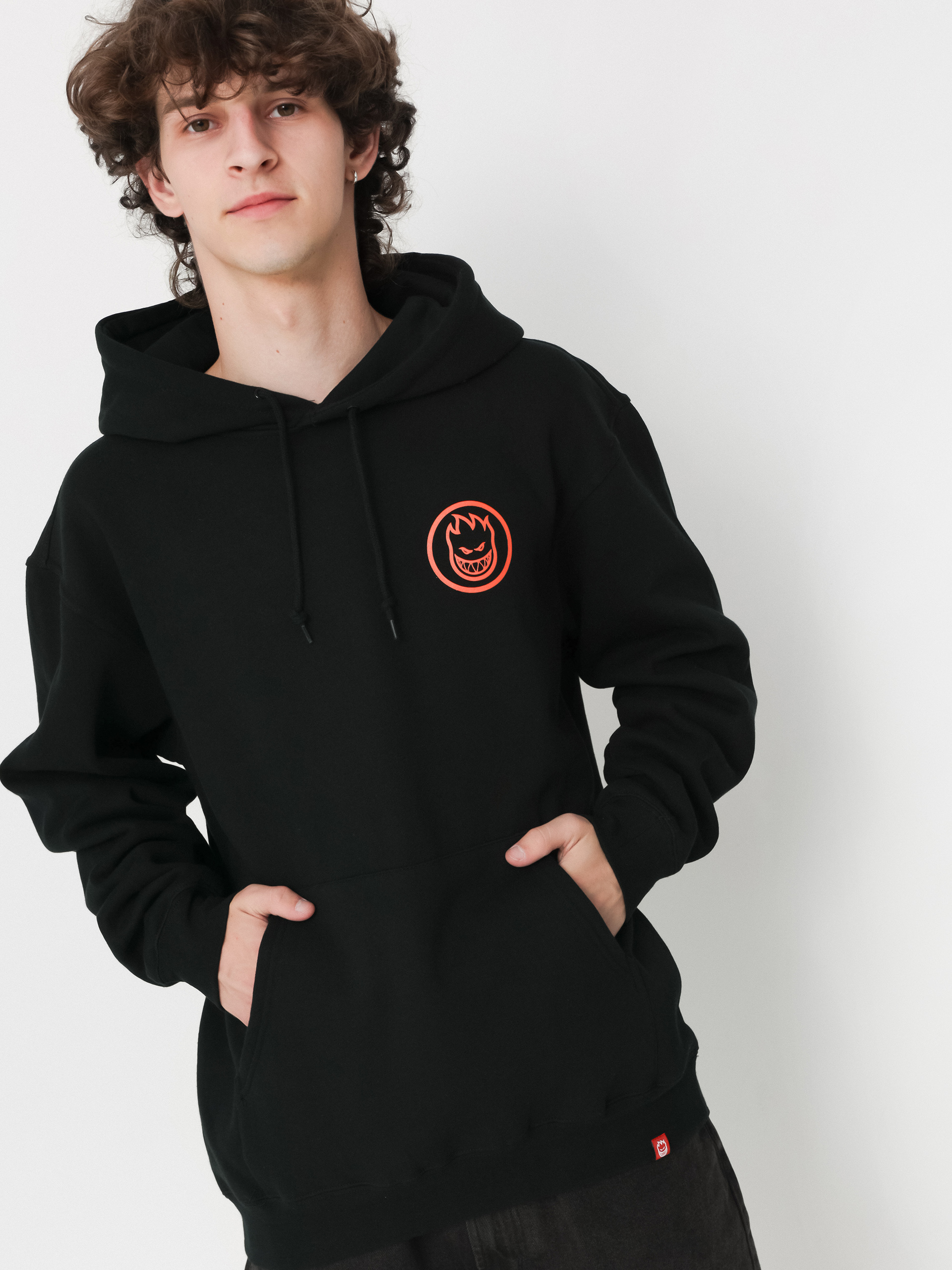 Spitfire Hoodie Classic Swirl HD (black/orange)