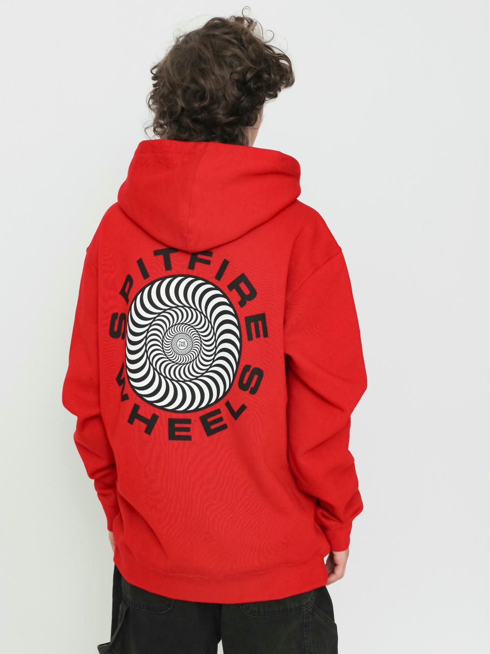 Spitfire Hoodie Classic 87 Swirl HD (red/black)