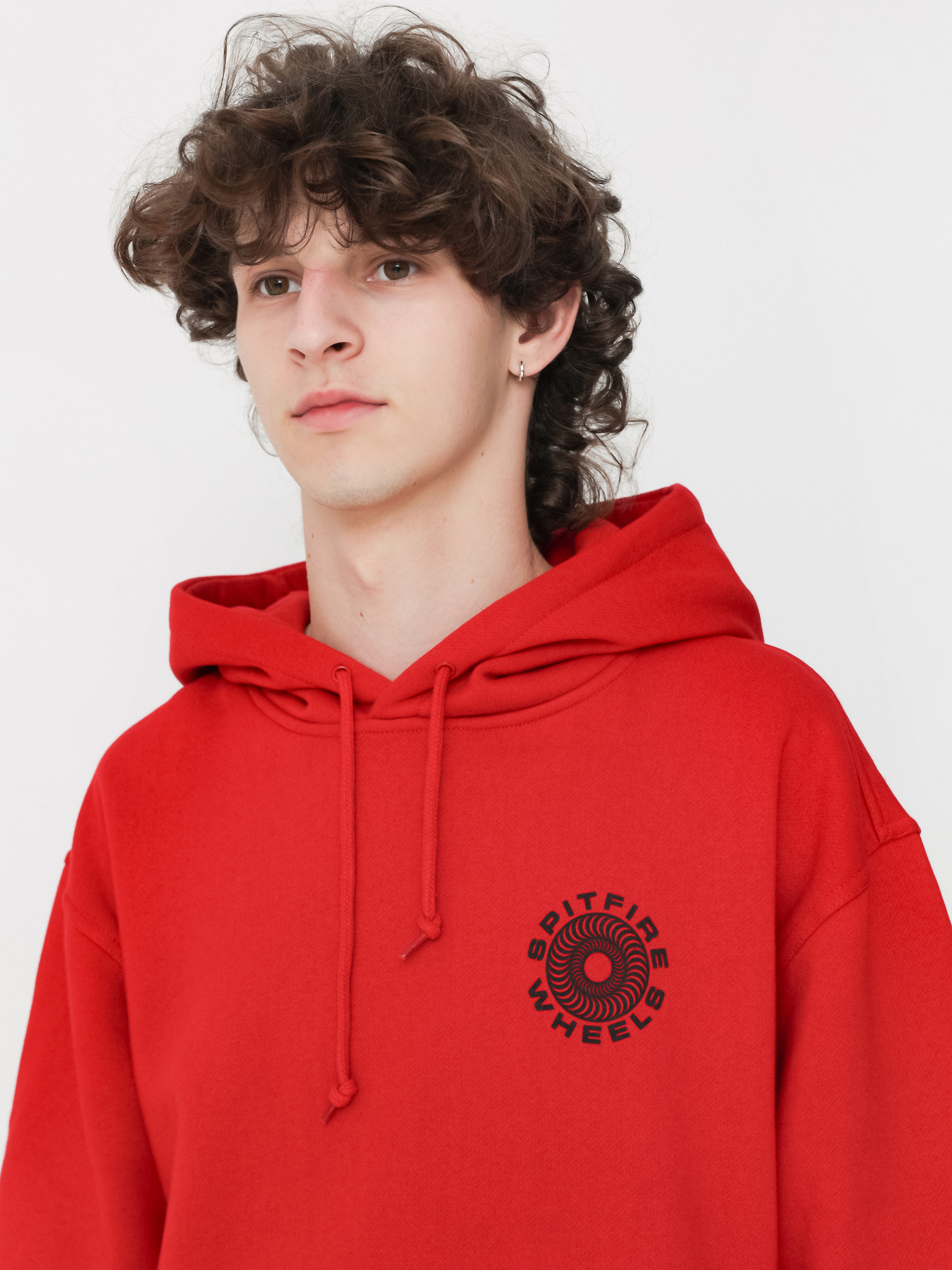 Spitfire Hoodie Classic 87 Swirl HD (red/black)