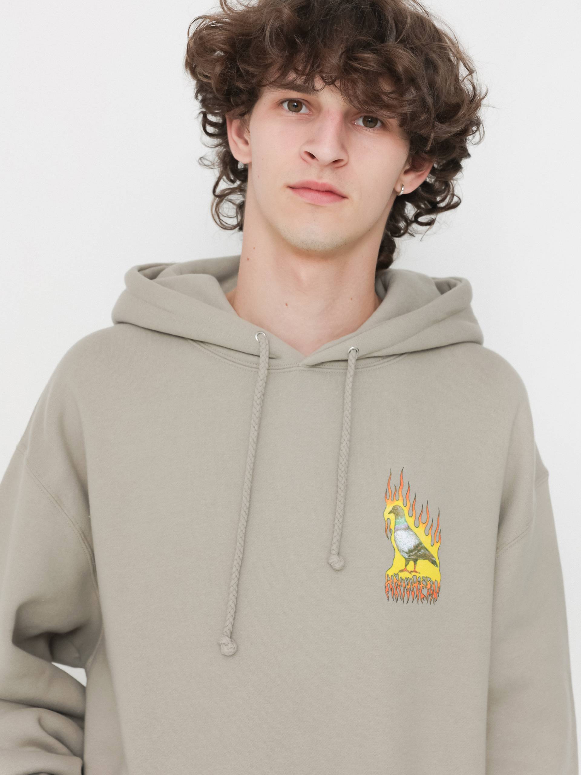 Antihero Hoodie Flame Pigeon Prm Pt HD (cmt/natural)