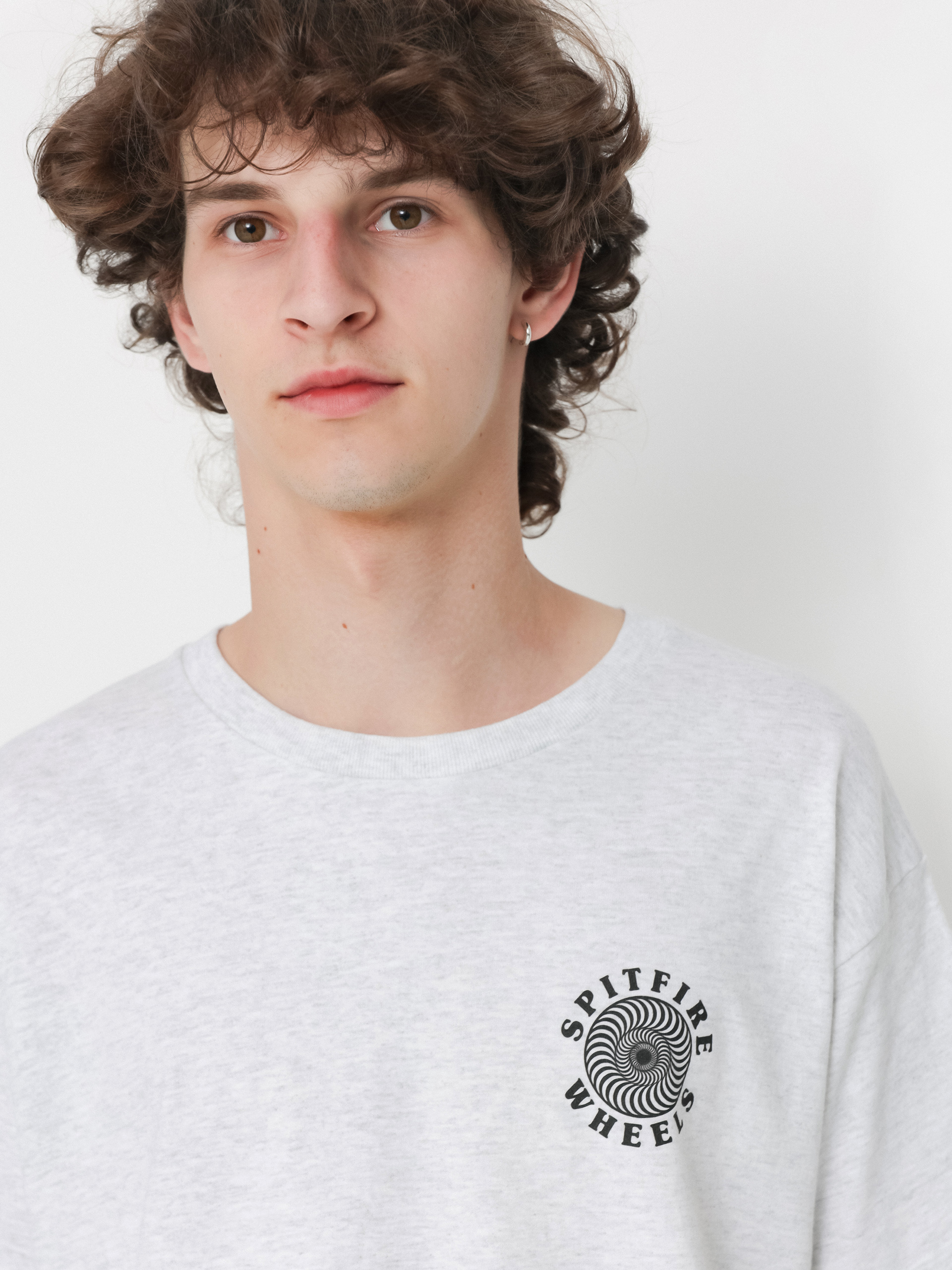 Spitfire T-Shirt Og Classic Fill (ash heather/black/red)