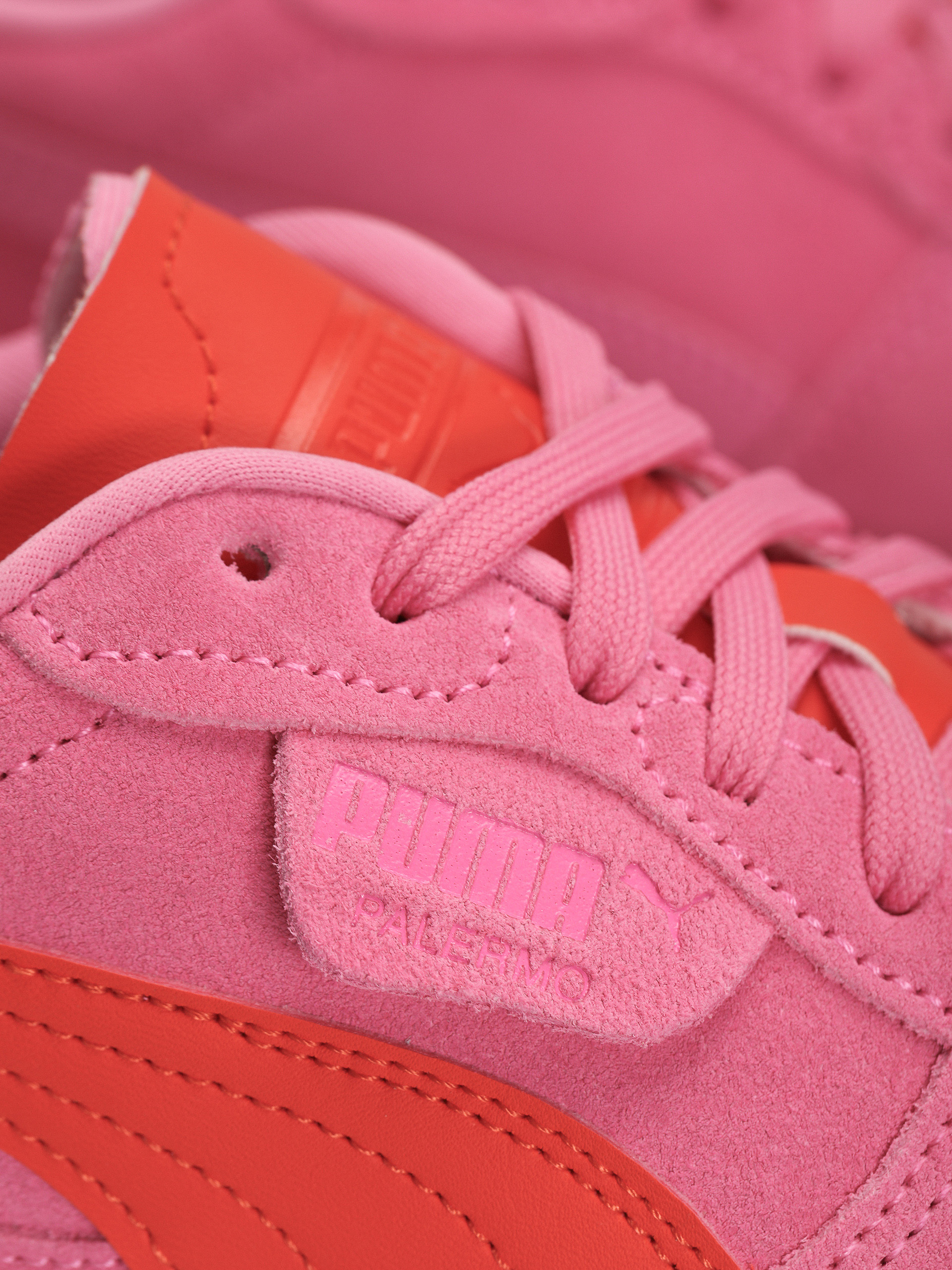 Pink puma shoes with bow online