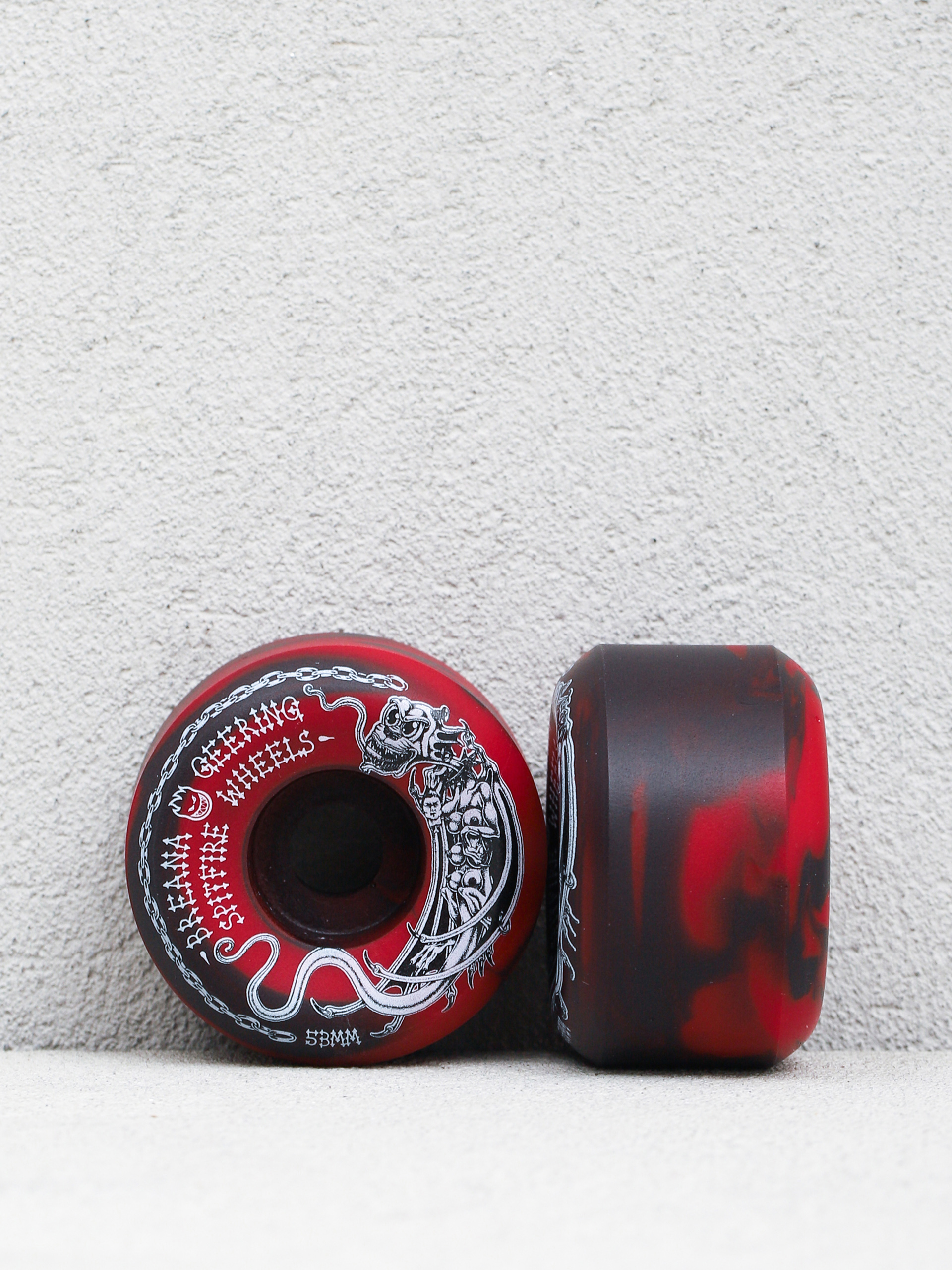 Spitfire Formula Four 56m99A レッドウレタンホイール Spitfire Lock In Full Formula Four 55mm 99a Red Conical Skateboard