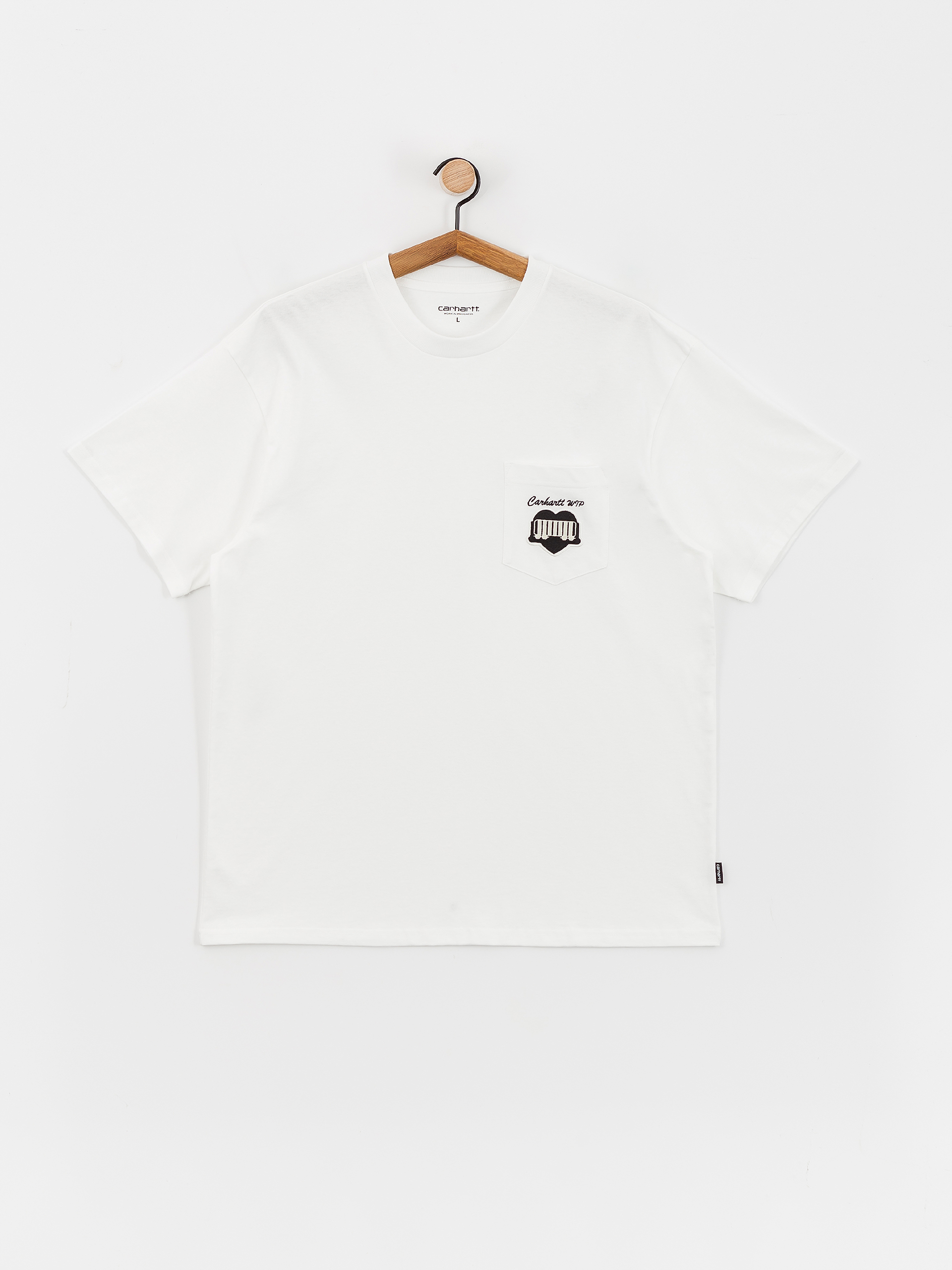 Carhartt WIP Heart Train Pocket T-Shirt (white)