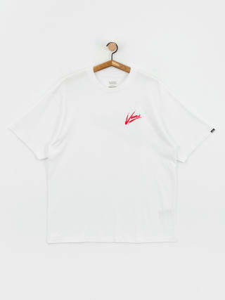 Vans Dettori Loose T-Shirt (white/racing red)