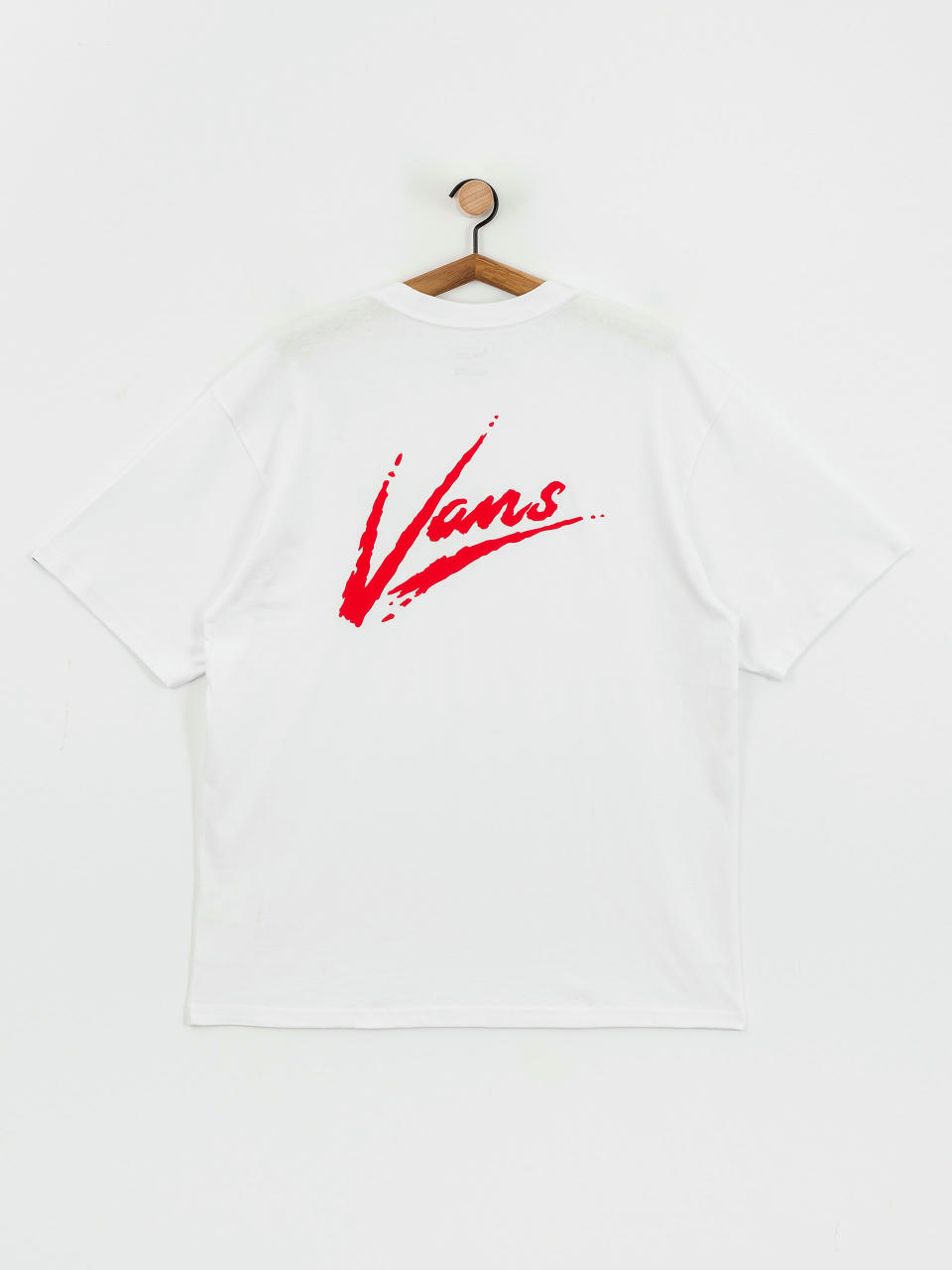 Vans Dettori Loose T-Shirt (white/racing red)