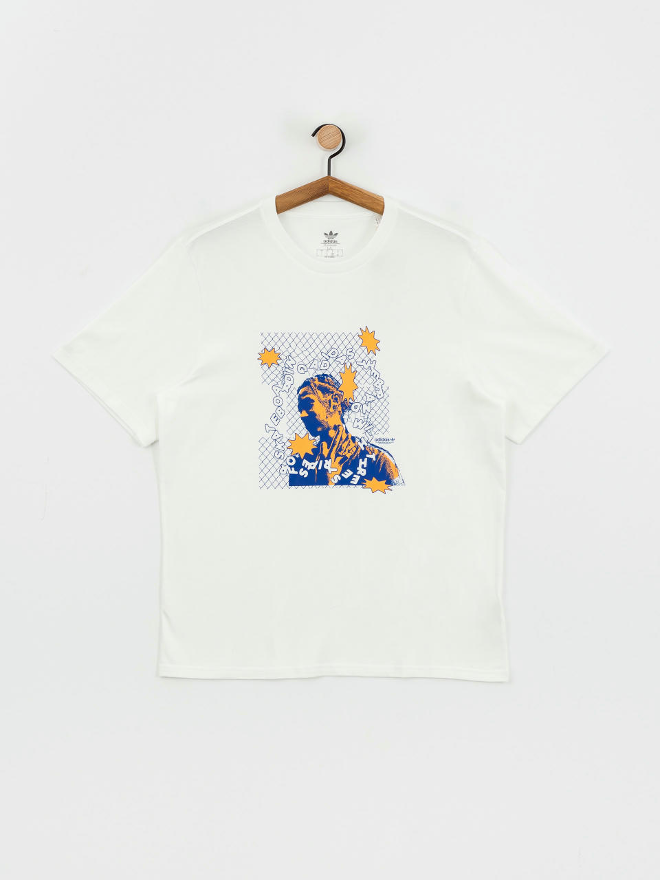 adidas Dre T-Shirt (white/royblu/hazora)