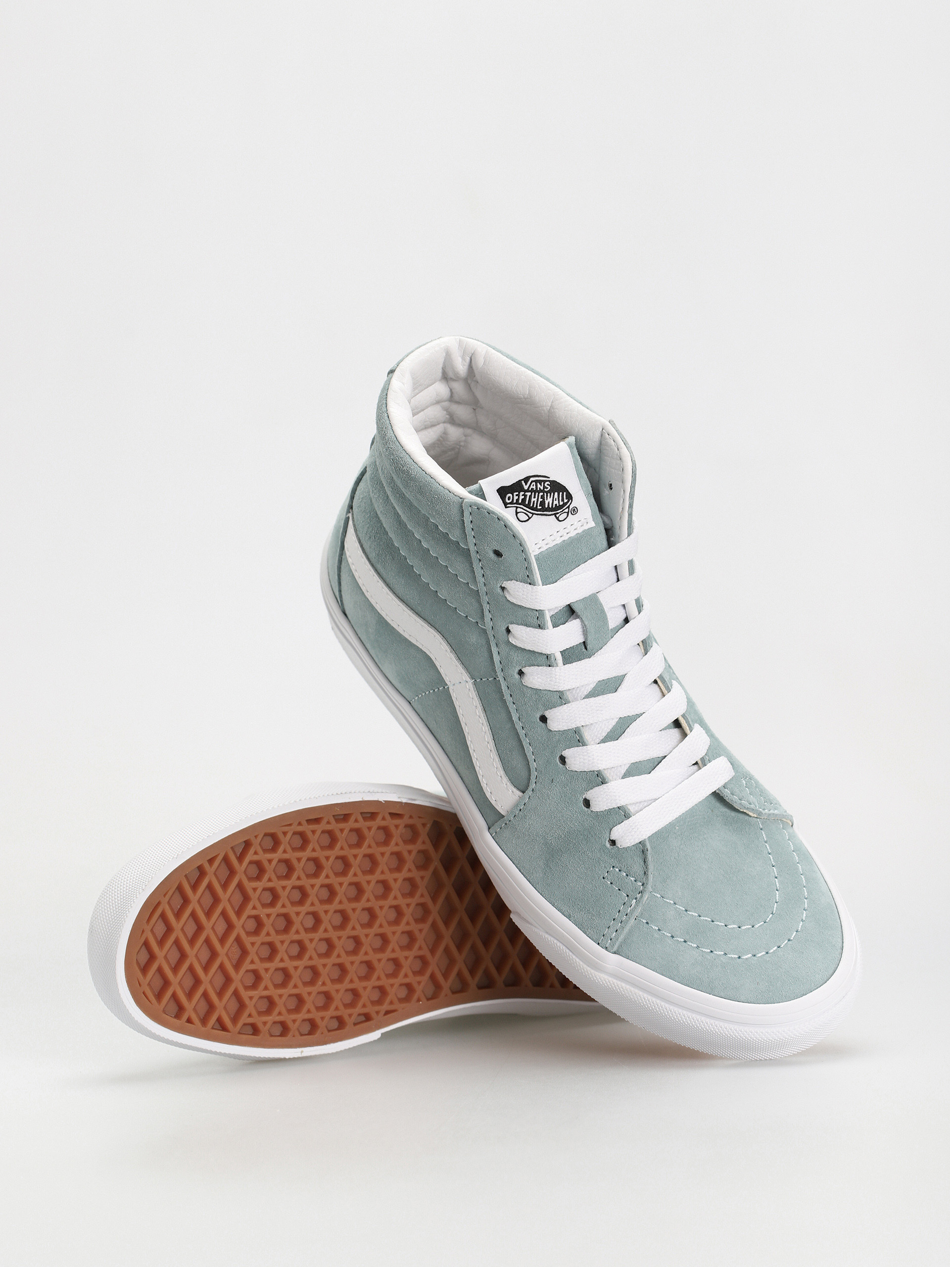 Vans Sk8 Hi Schuhe (pig suede gray mist)